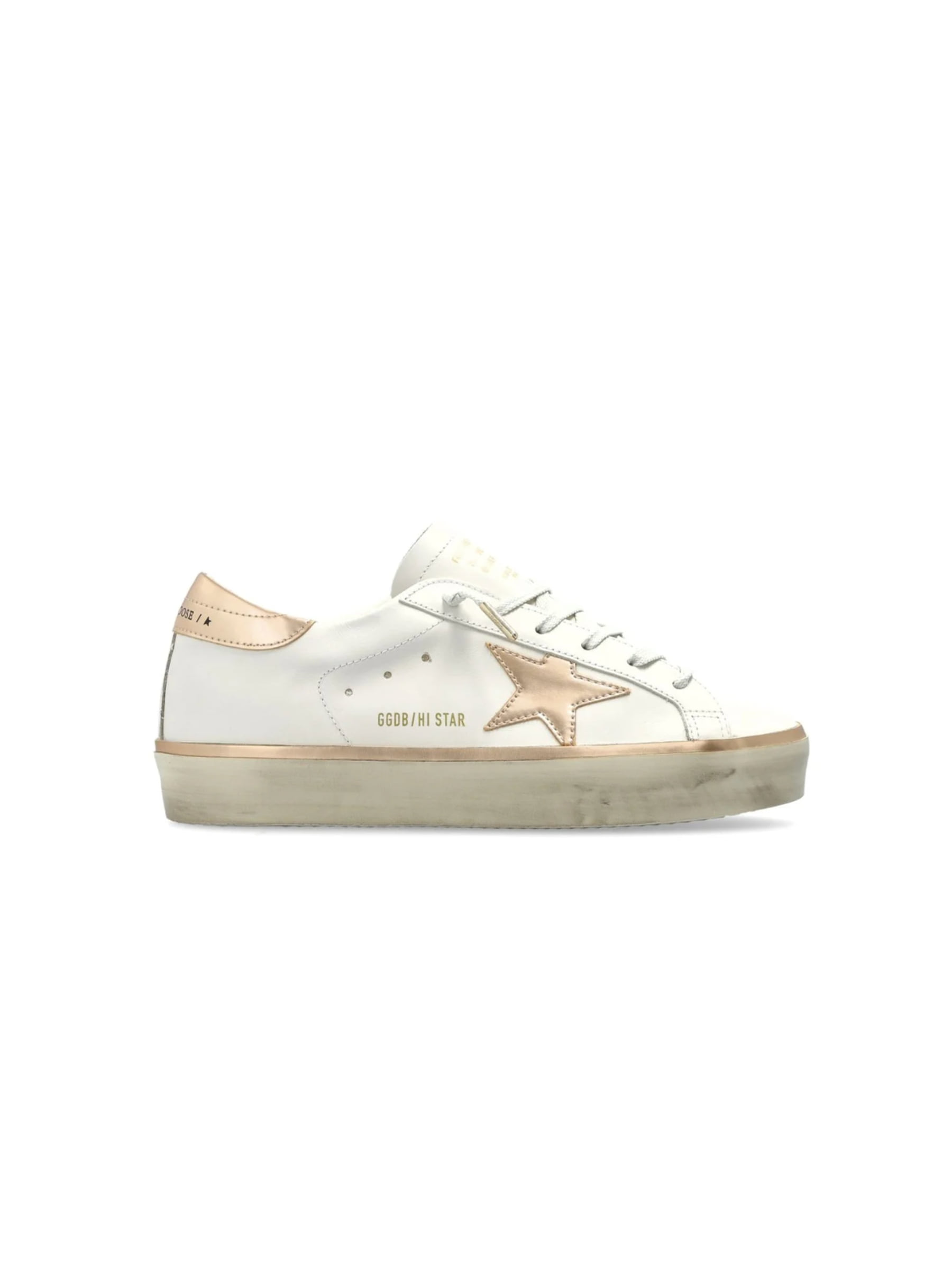 Golden Goose	Hi Star Classic With List White/Taupe