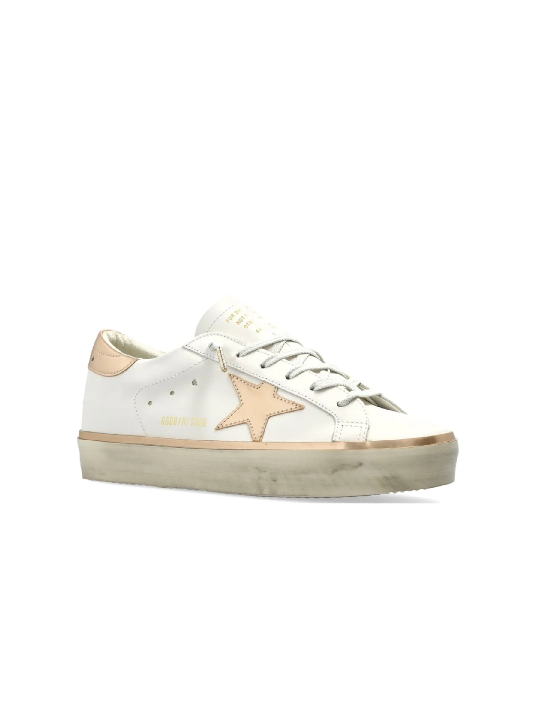Golden Goose	Hi Star Classic With List White/Taupe