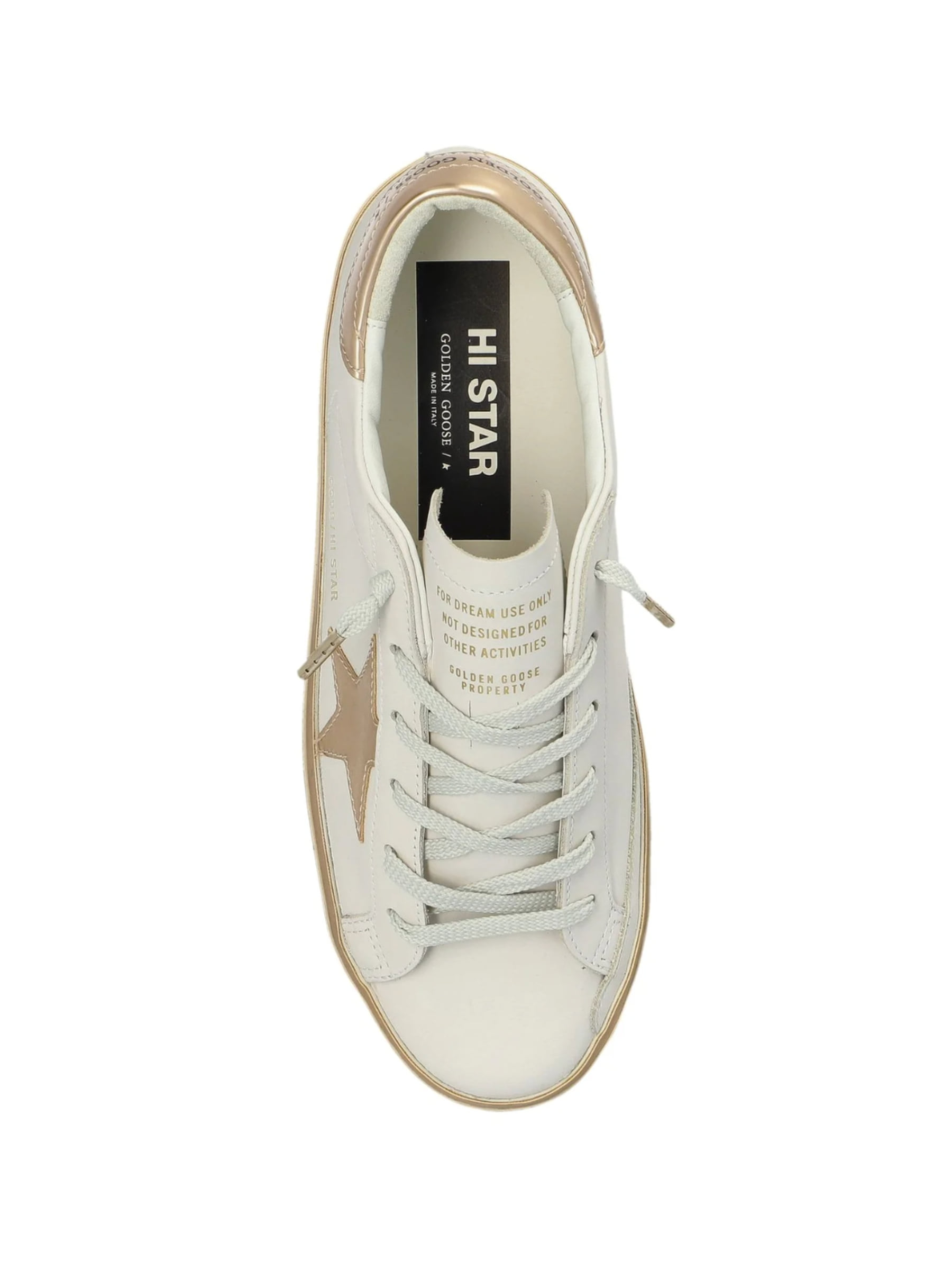 Golden Goose	Hi Star Classic With List White/Taupe
