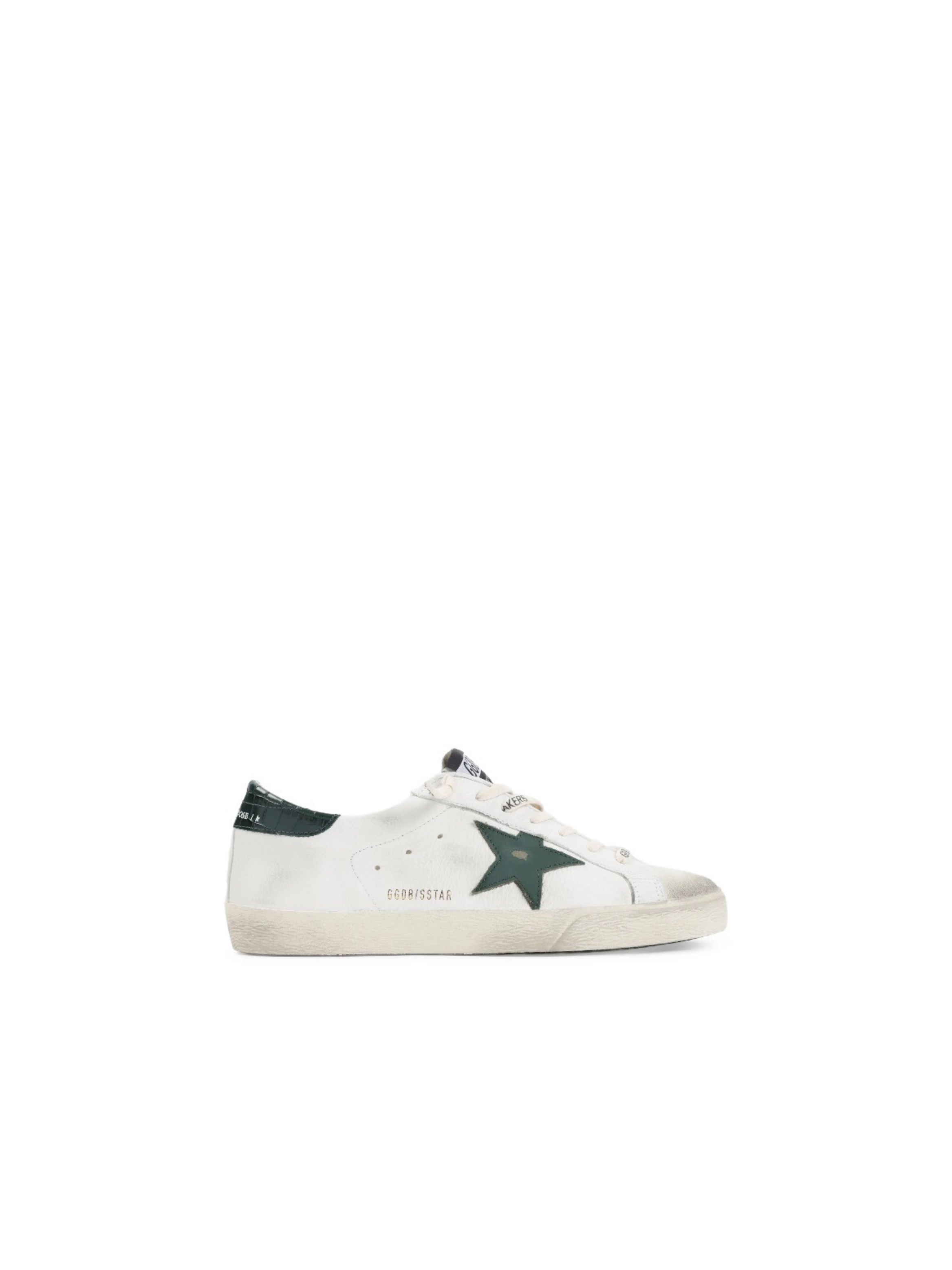 GOLDEN GOOSE SUPER STAR WHITE GREEN