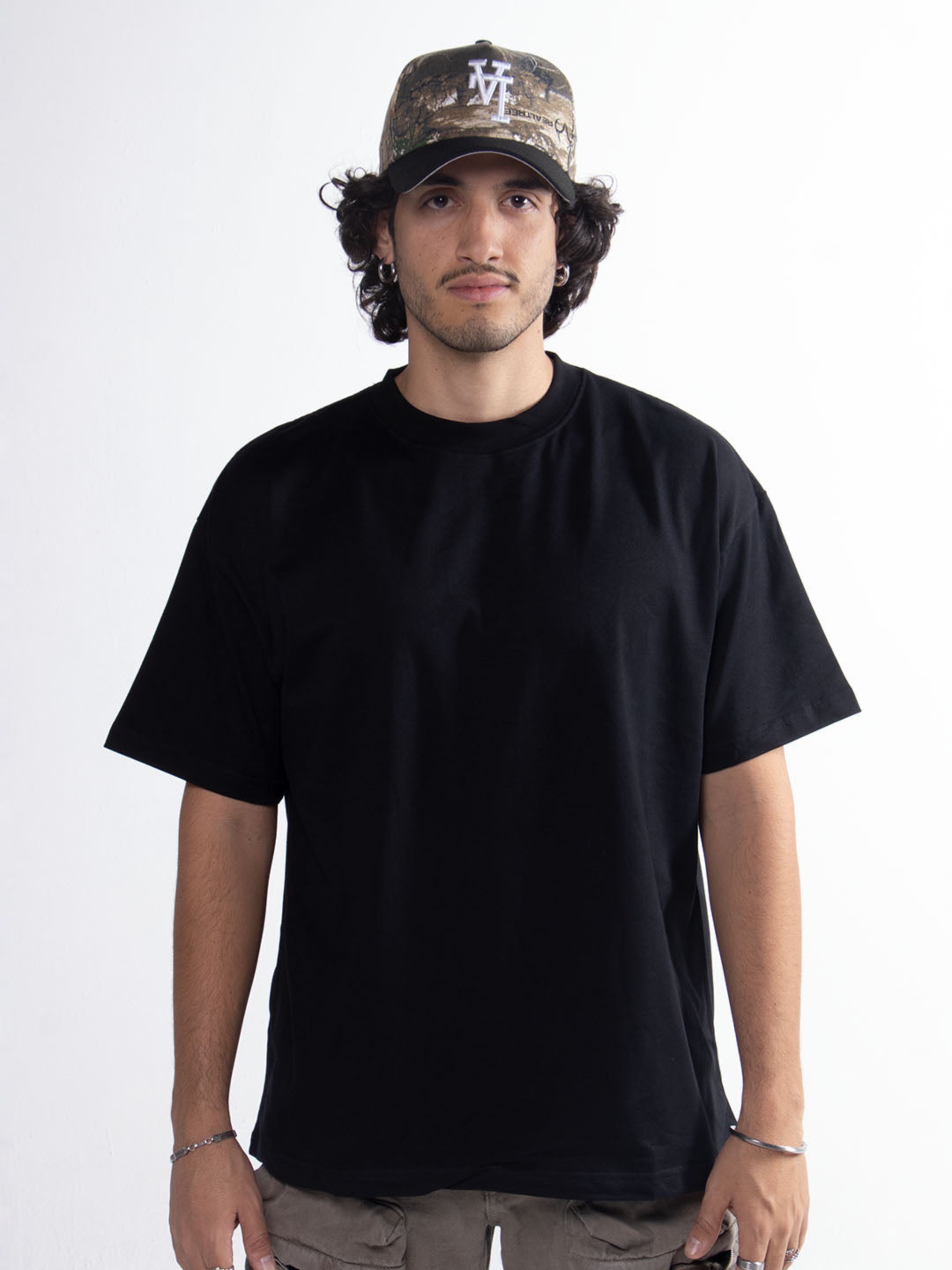 SAGONI BLANK SEMI OVERSIZE  305 GR NEGRA