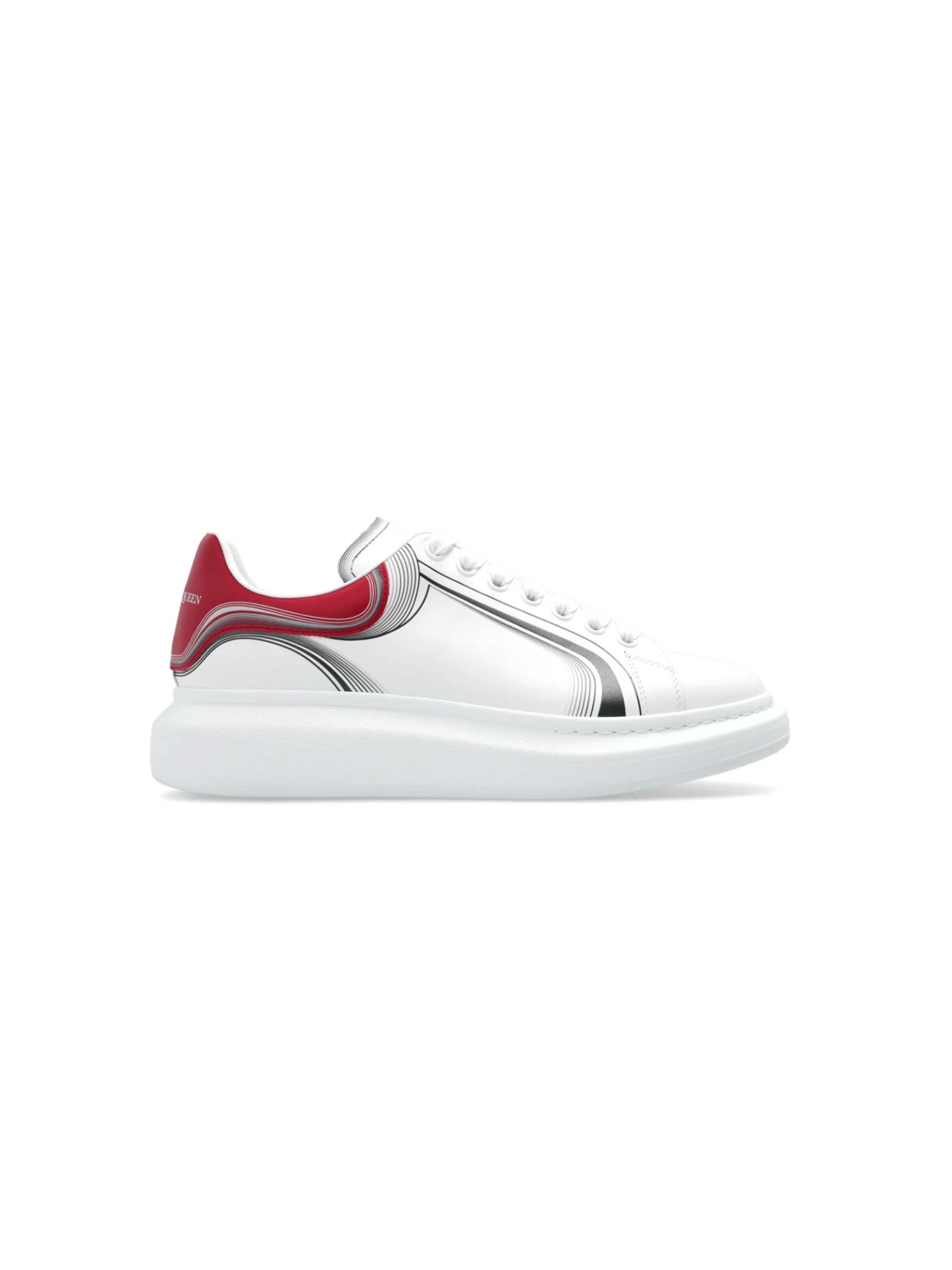 Tenis Alexander Mcuqeen White/ Garnet/ Blk