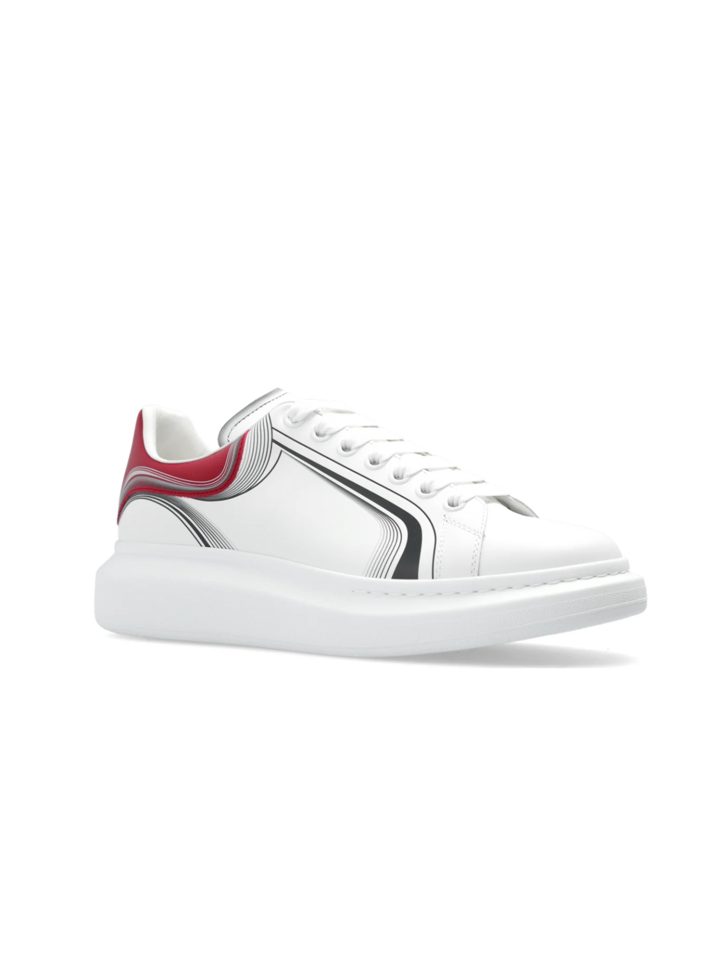 Tenis Alexander Mcuqeen White/ Garnet/ Blk