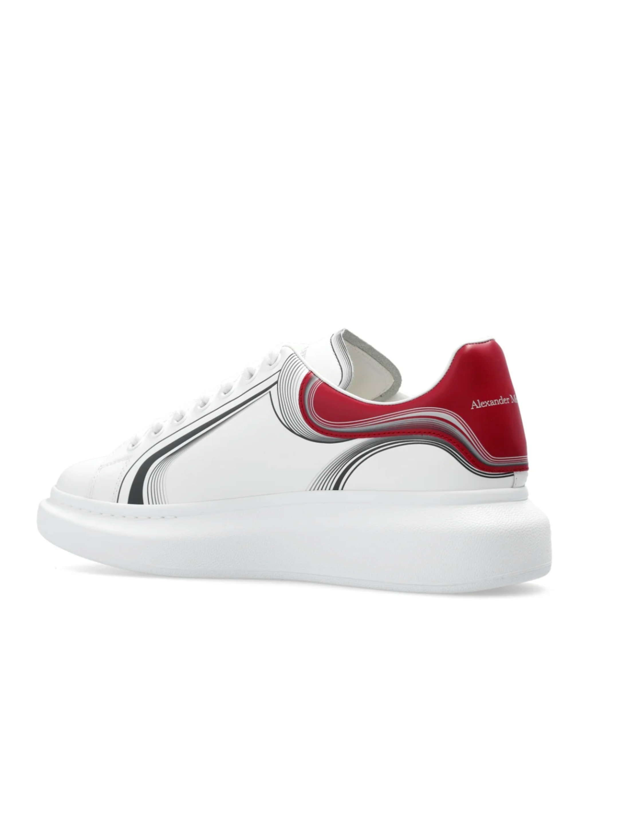 Tenis Alexander Mcuqeen White/ Garnet/ Blk