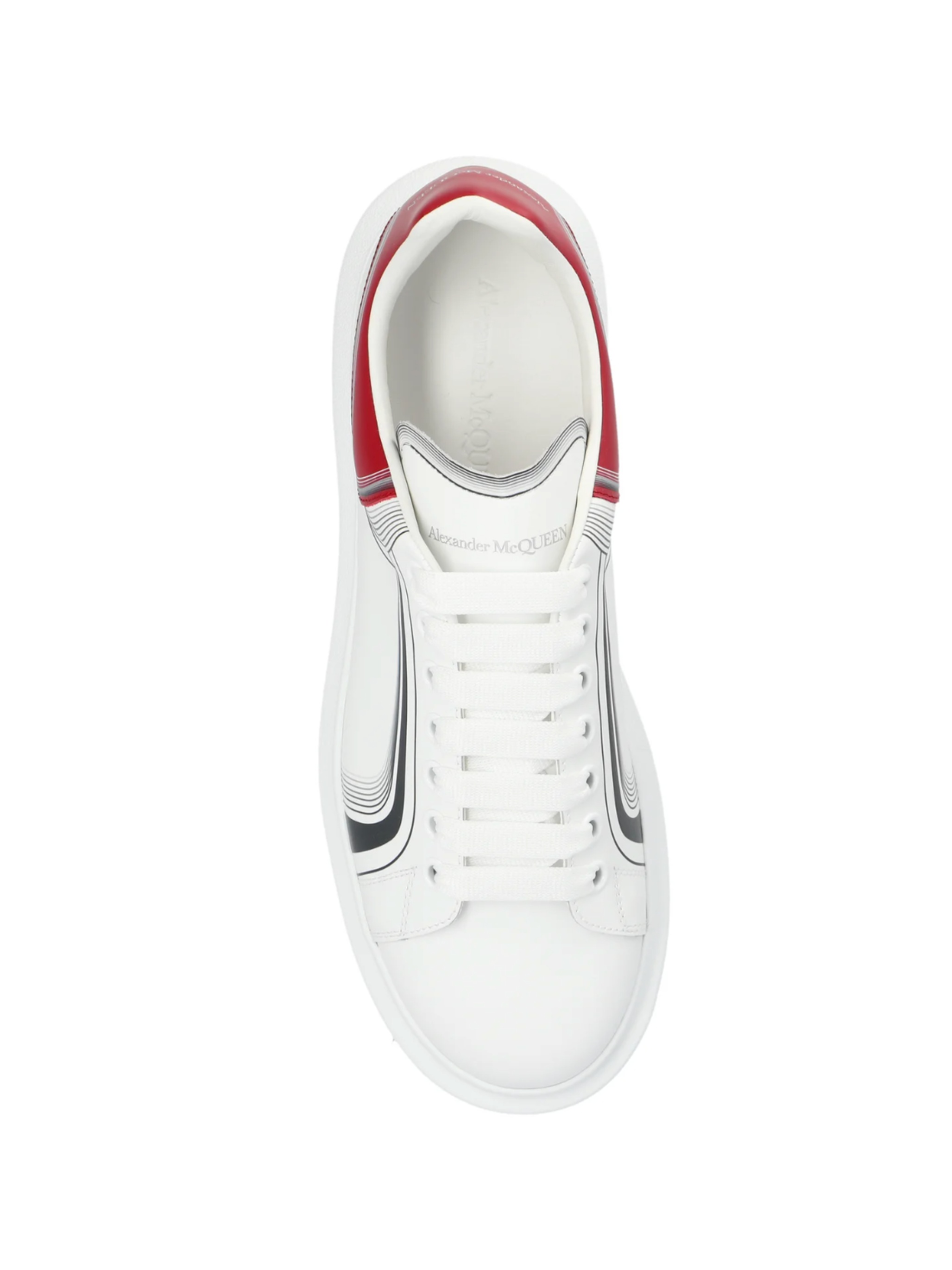 Tenis Alexander Mcuqeen White/ Garnet/ Blk