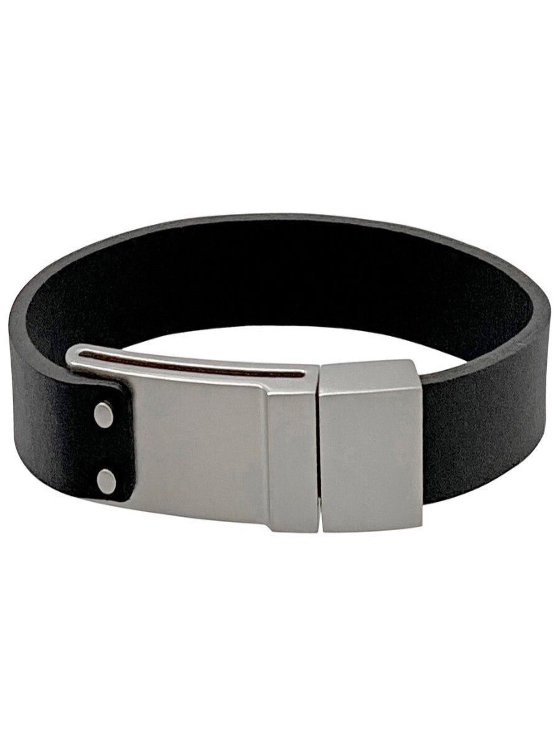 PULSERA MONTBLANC NEGRA BROCHE