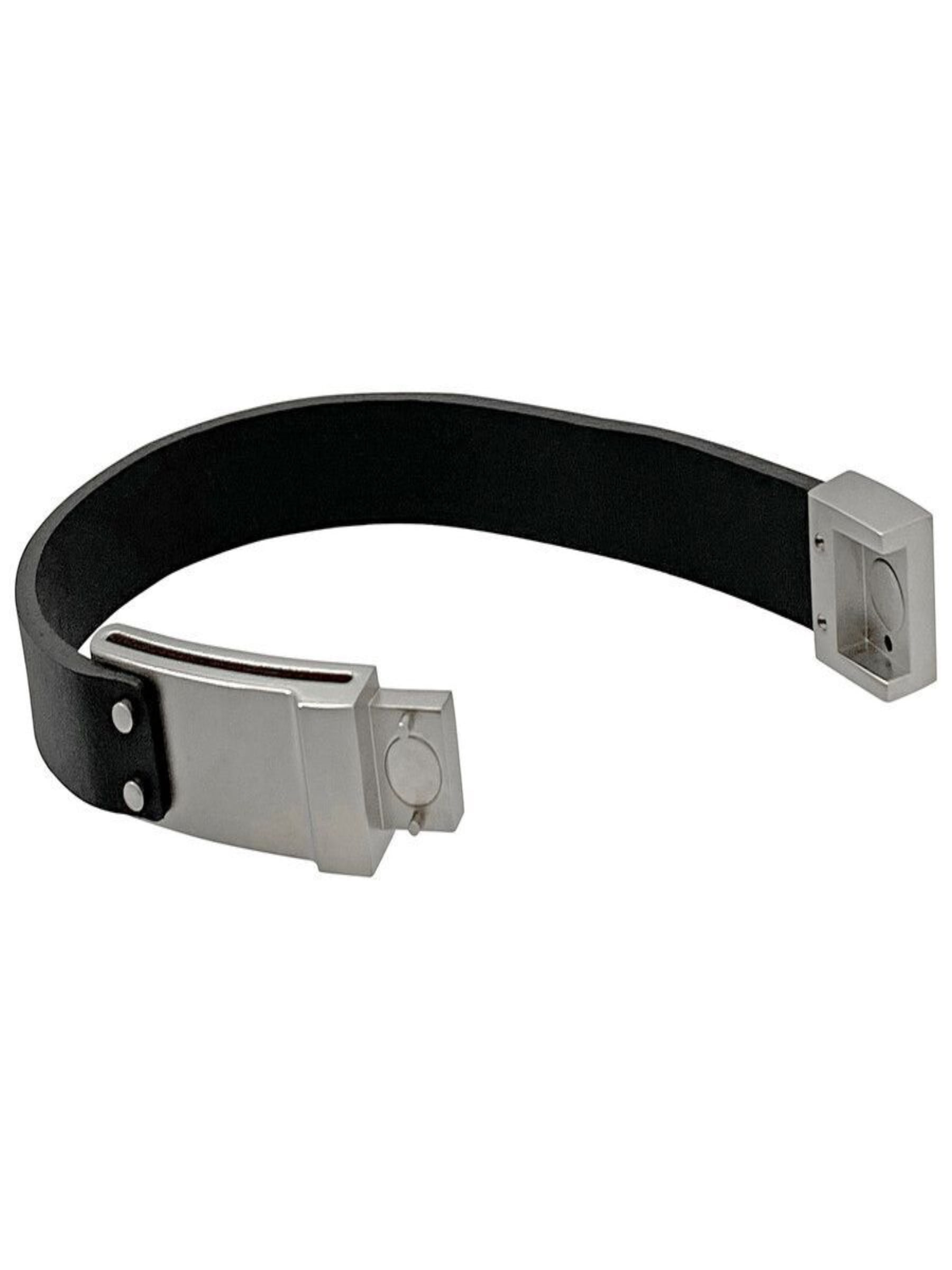 PULSERA MONTBLANC NEGRA BROCHE