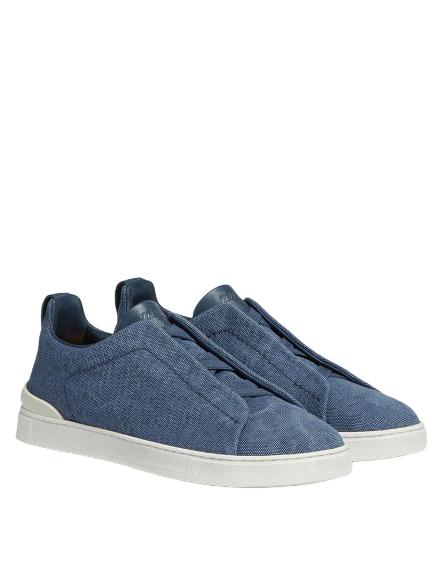 ZEGNA TRIPLE STITCH AZUL TELA