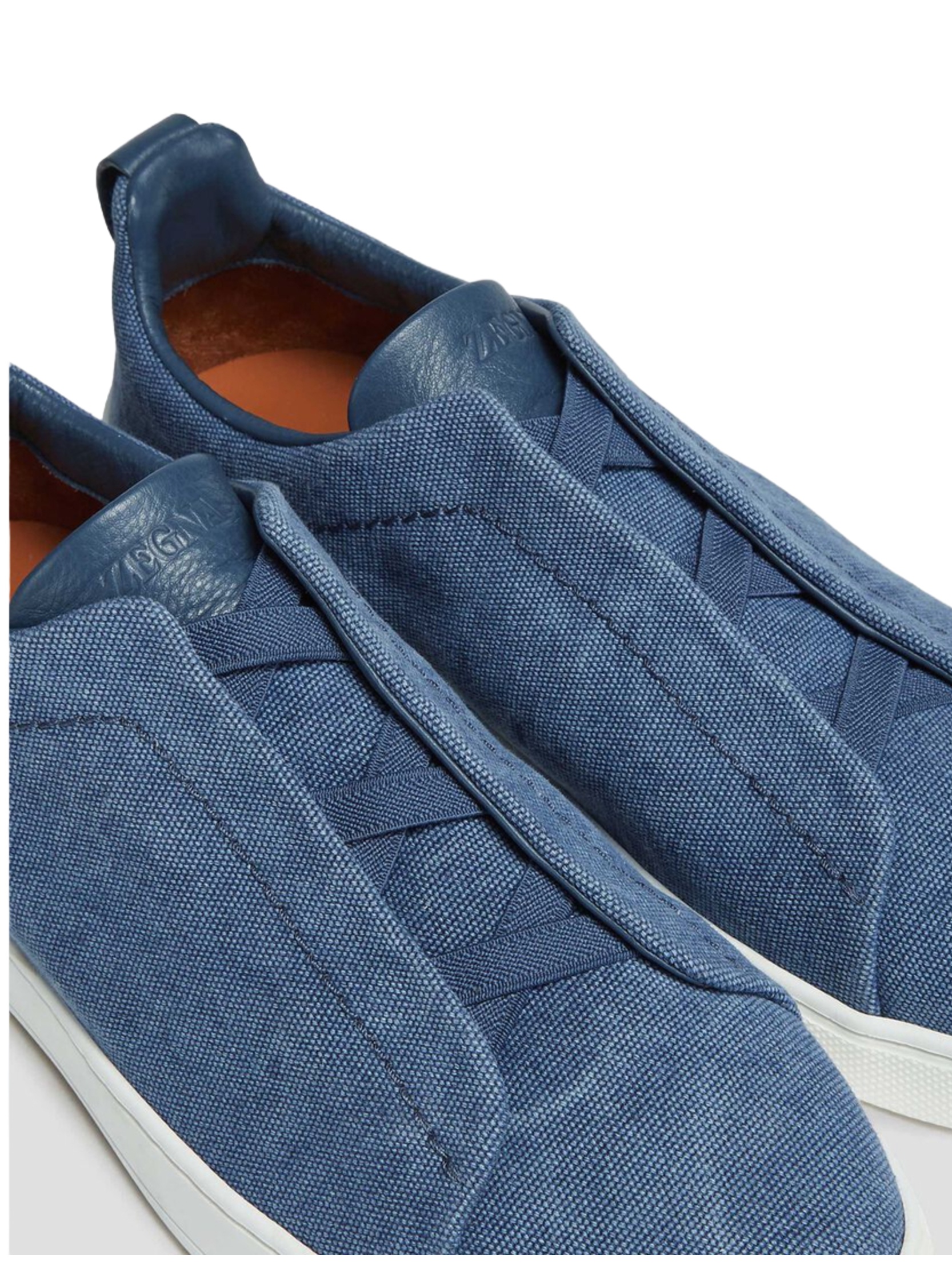 ZEGNA TRIPLE STITCH AZUL TELA