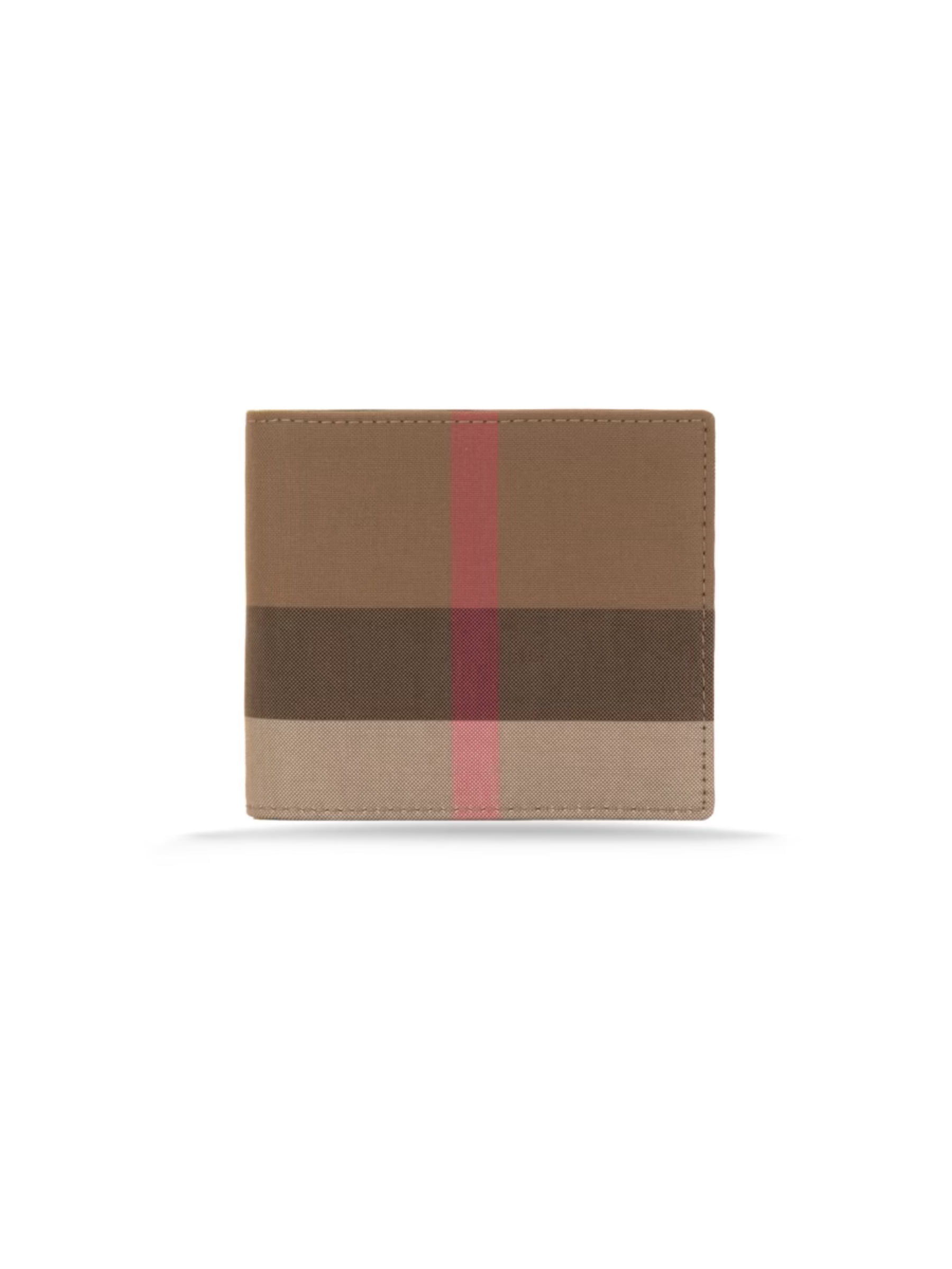 Cartera Burberry Estampado Beige Clasico