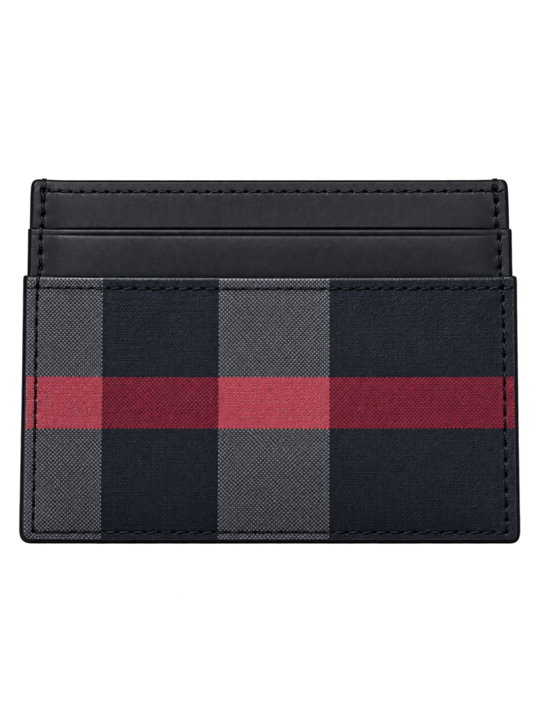 Tarjetero Burberry Azul Estampado Clásico 5 CC