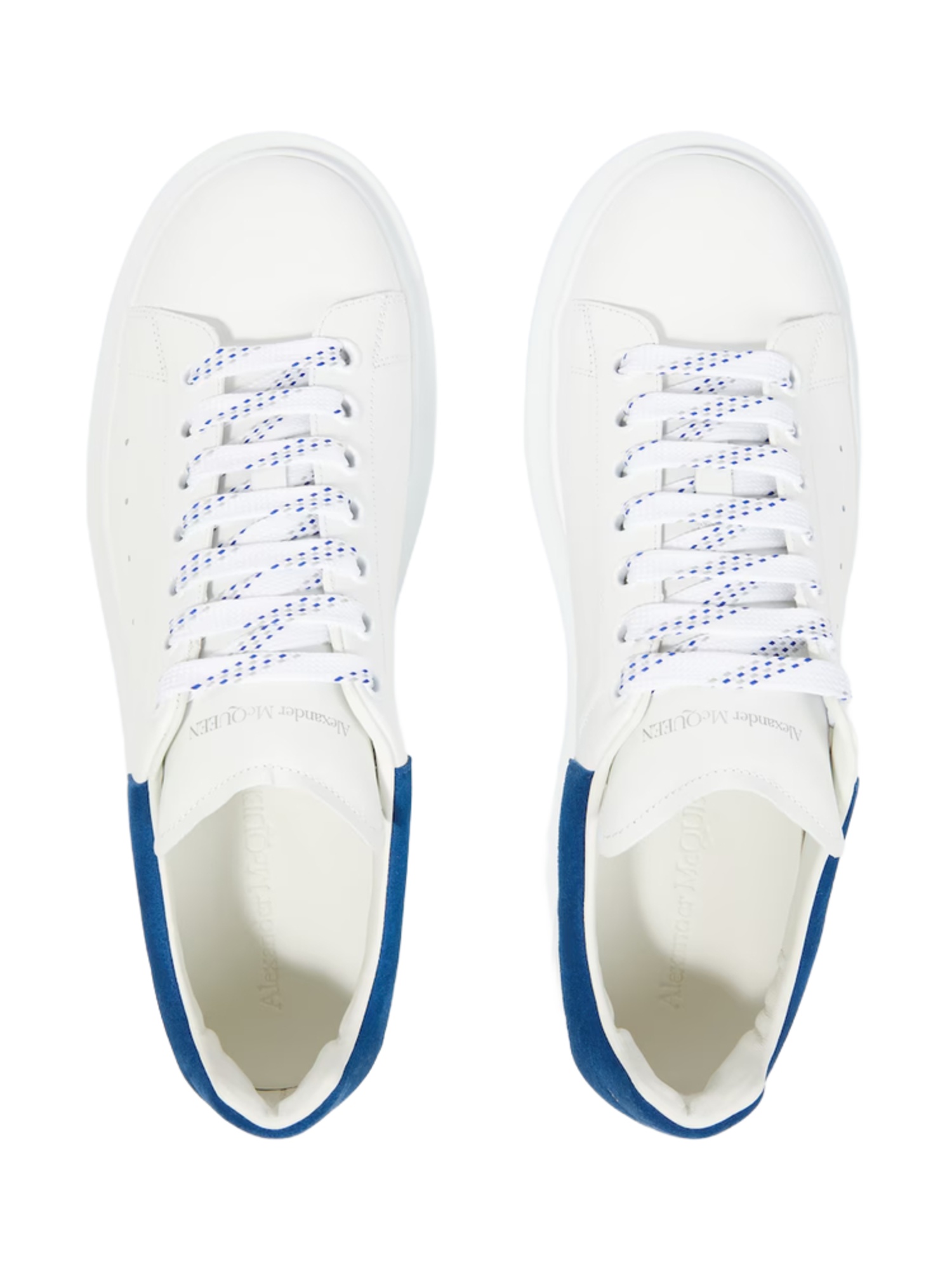 ALEXANDER MCQUEEN BLANCO CON AZUL