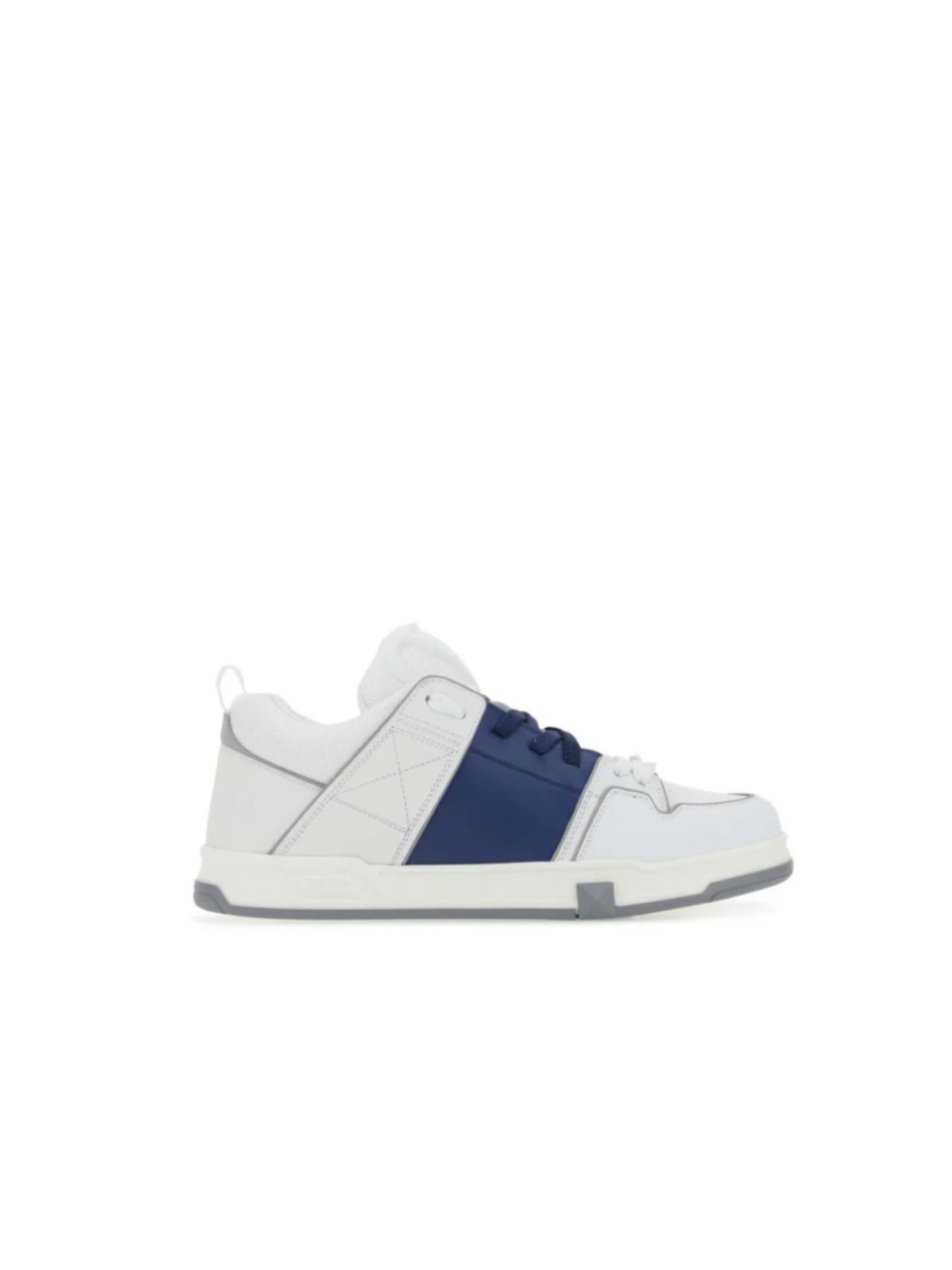 VALENTINO GARAVANI VLOGO OPEN SKATE WHITE BLUE