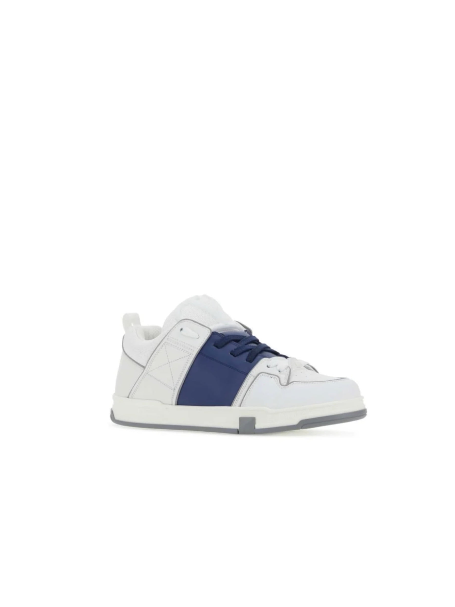 VALENTINO GARAVANI VLOGO OPEN SKATE WHITE BLUE