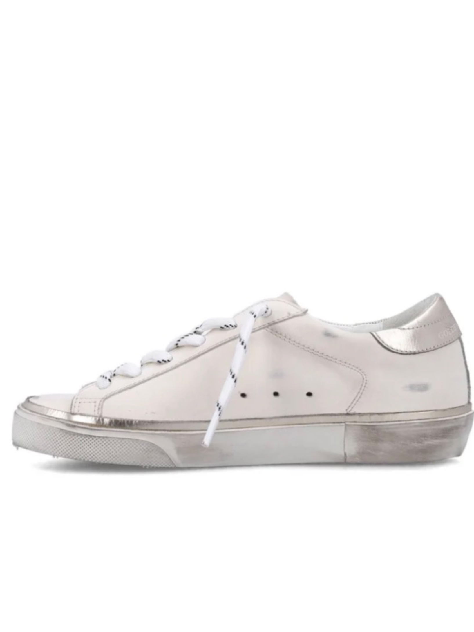 GOLDEN GOOSE SUPER STAR WHITE PLATINUM