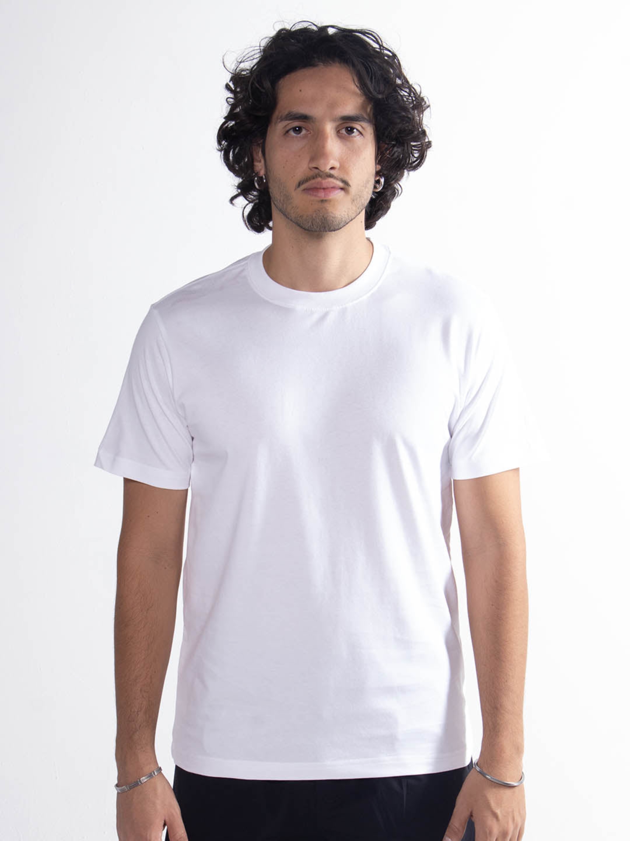 SAGONI BANK SLIM FIT BLANCO