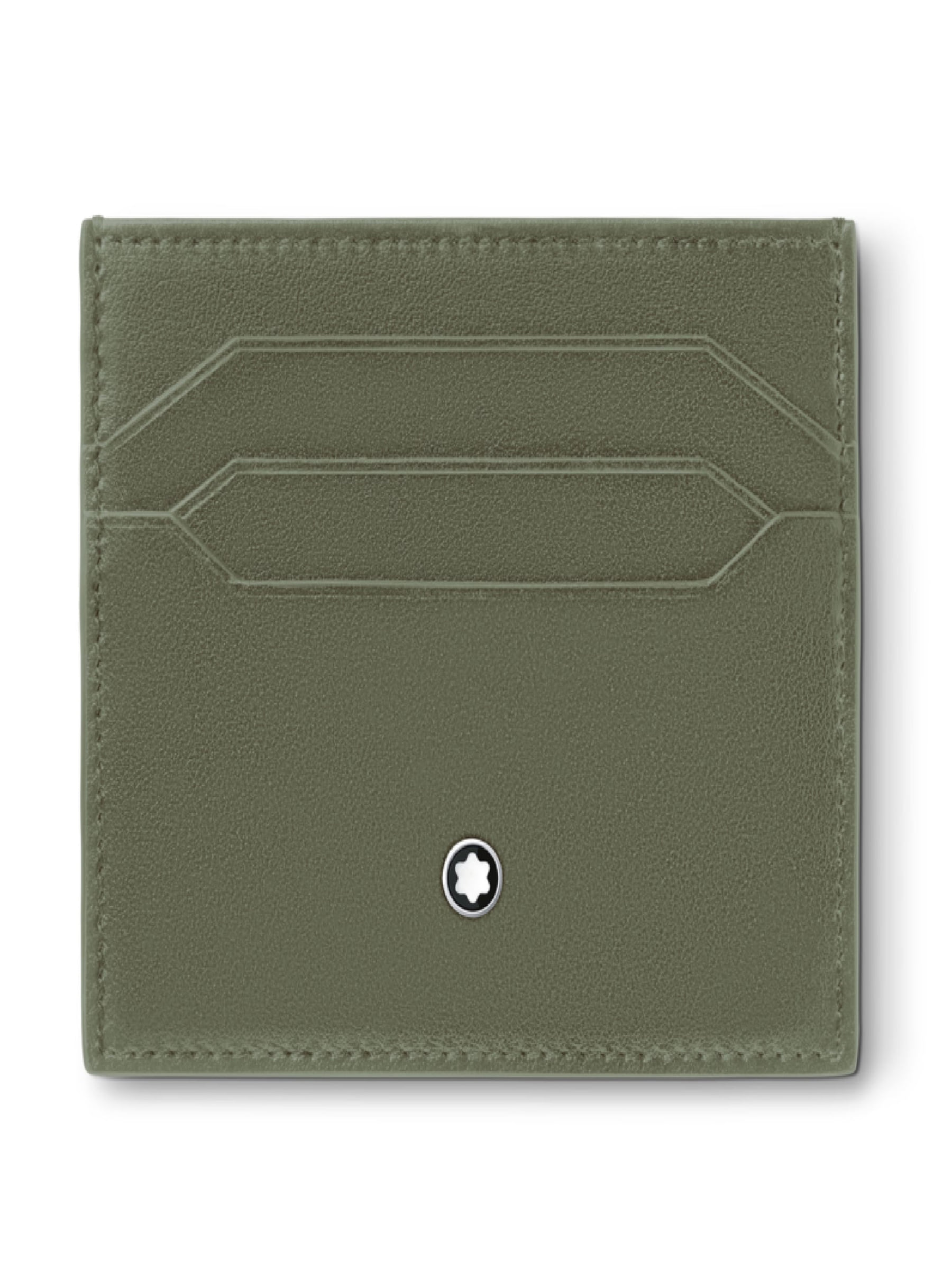 TARJETERO MONTBLANC LISO CLAY VERDE 6CC