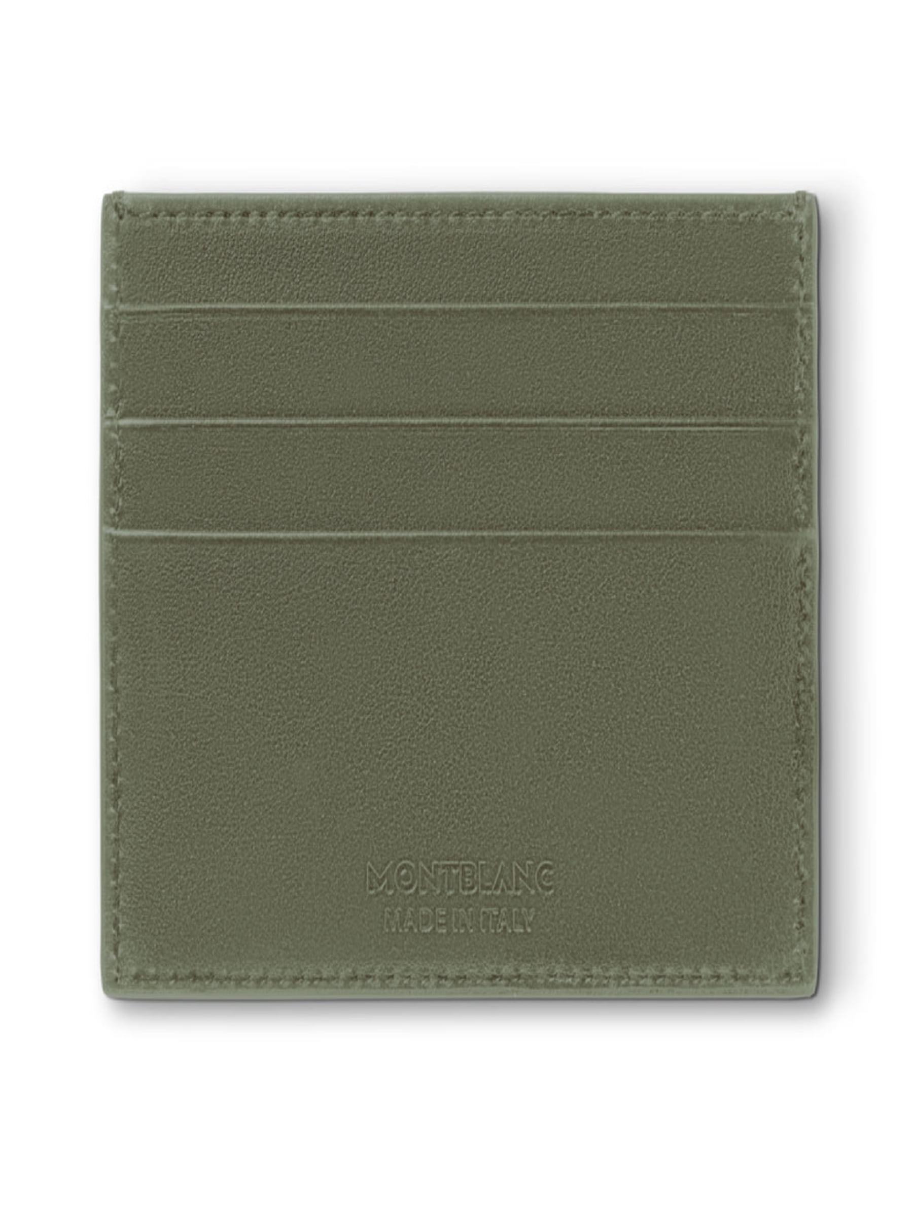 TARJETERO MONTBLANC LISO CLAY VERDE 6CC