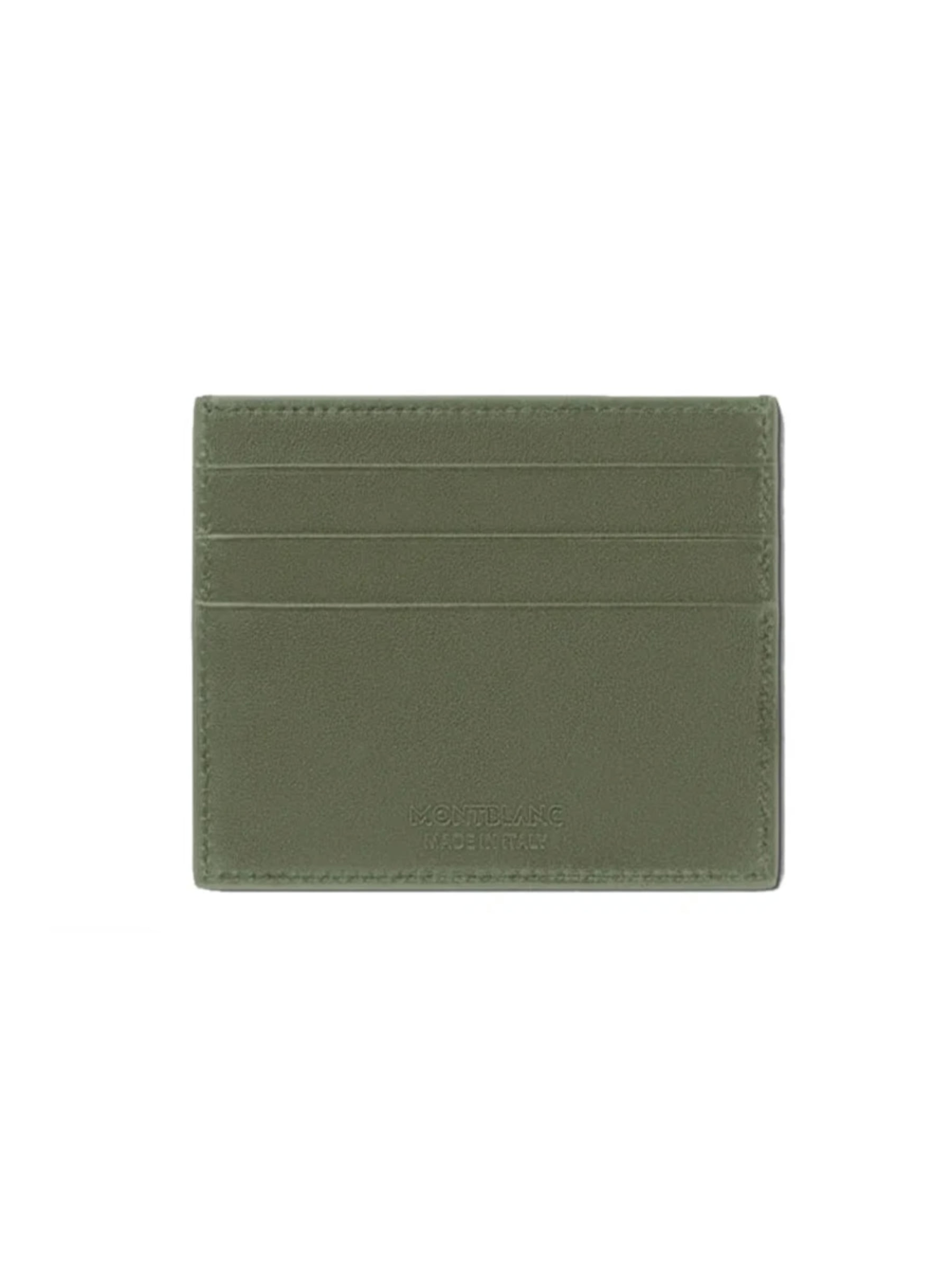 Tarjetero Montblanc Liso Clay Verde 6CC