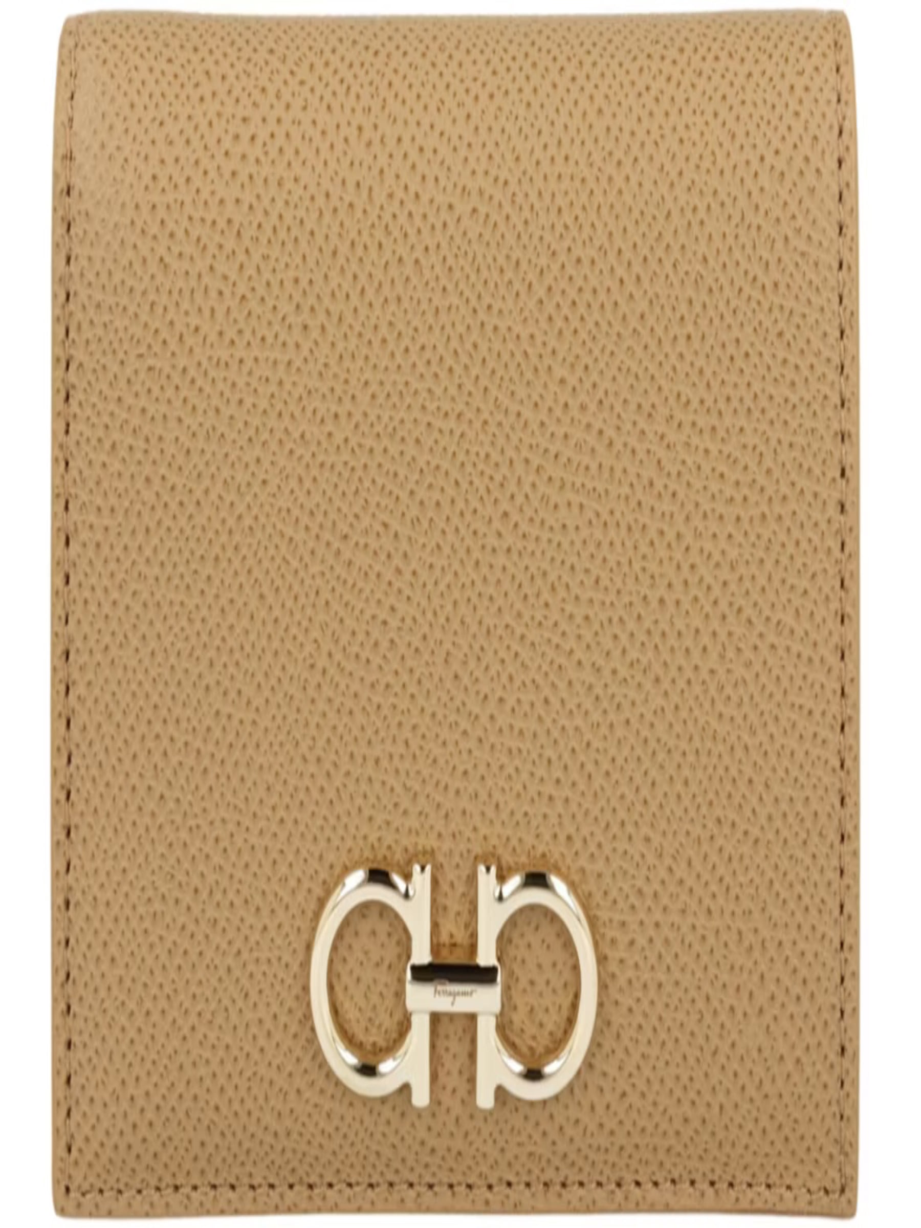 CARTERA FERRAGAMO MUJER GANCINI CAMEL