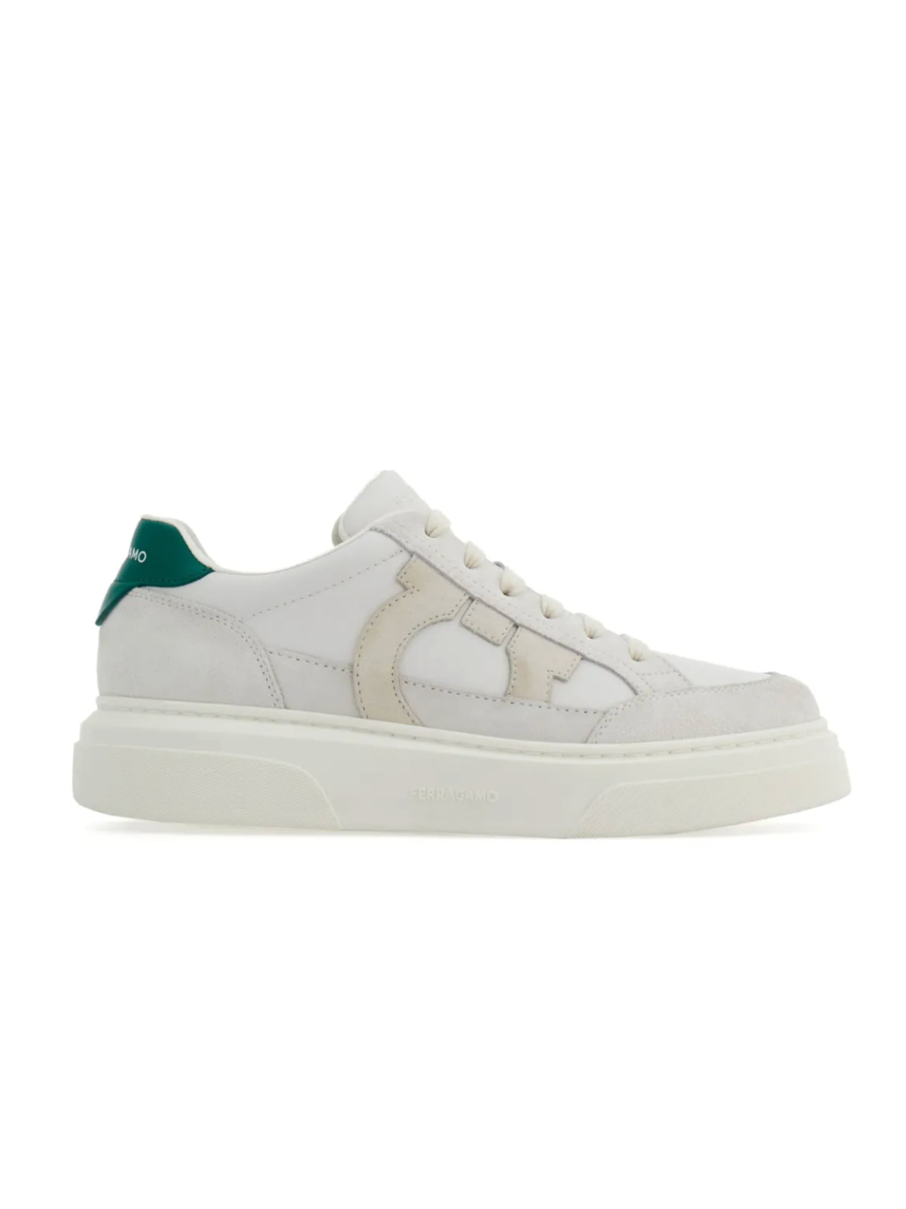 Ferragamo  Sneaker Cassina Ganc Bianco Ottic Calf
