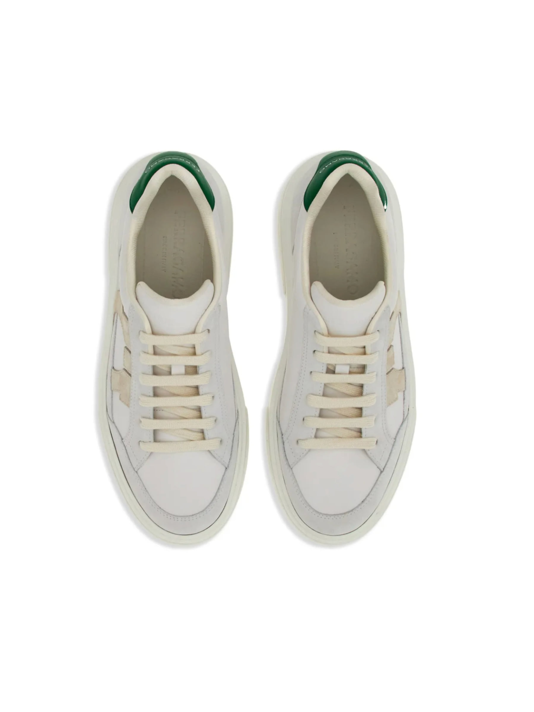 Ferragamo  Sneaker Cassina Ganc Bianco Ottic Calf