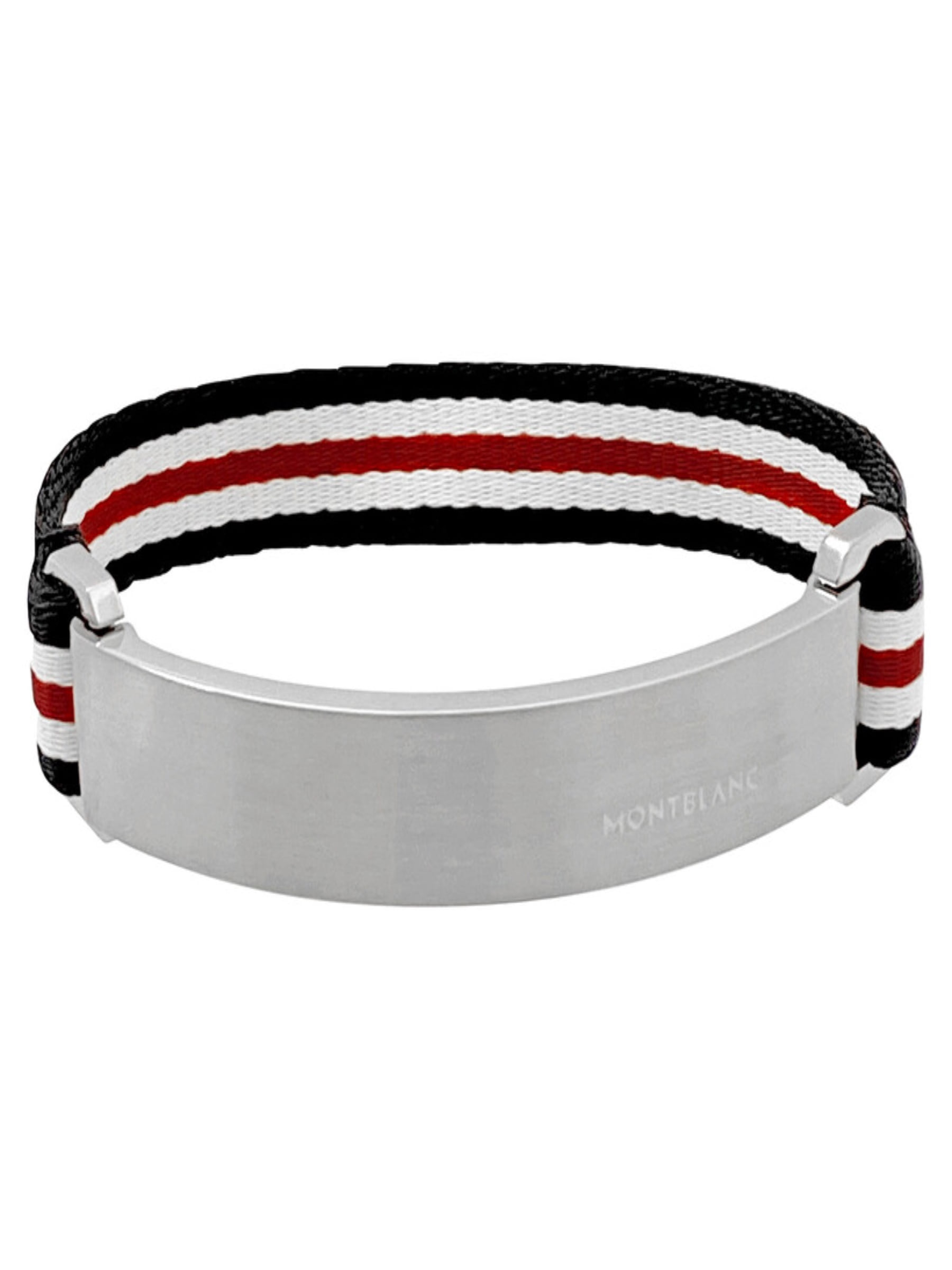 PULSERA MONTBLANC NEGRO,BLANCO,ROJO