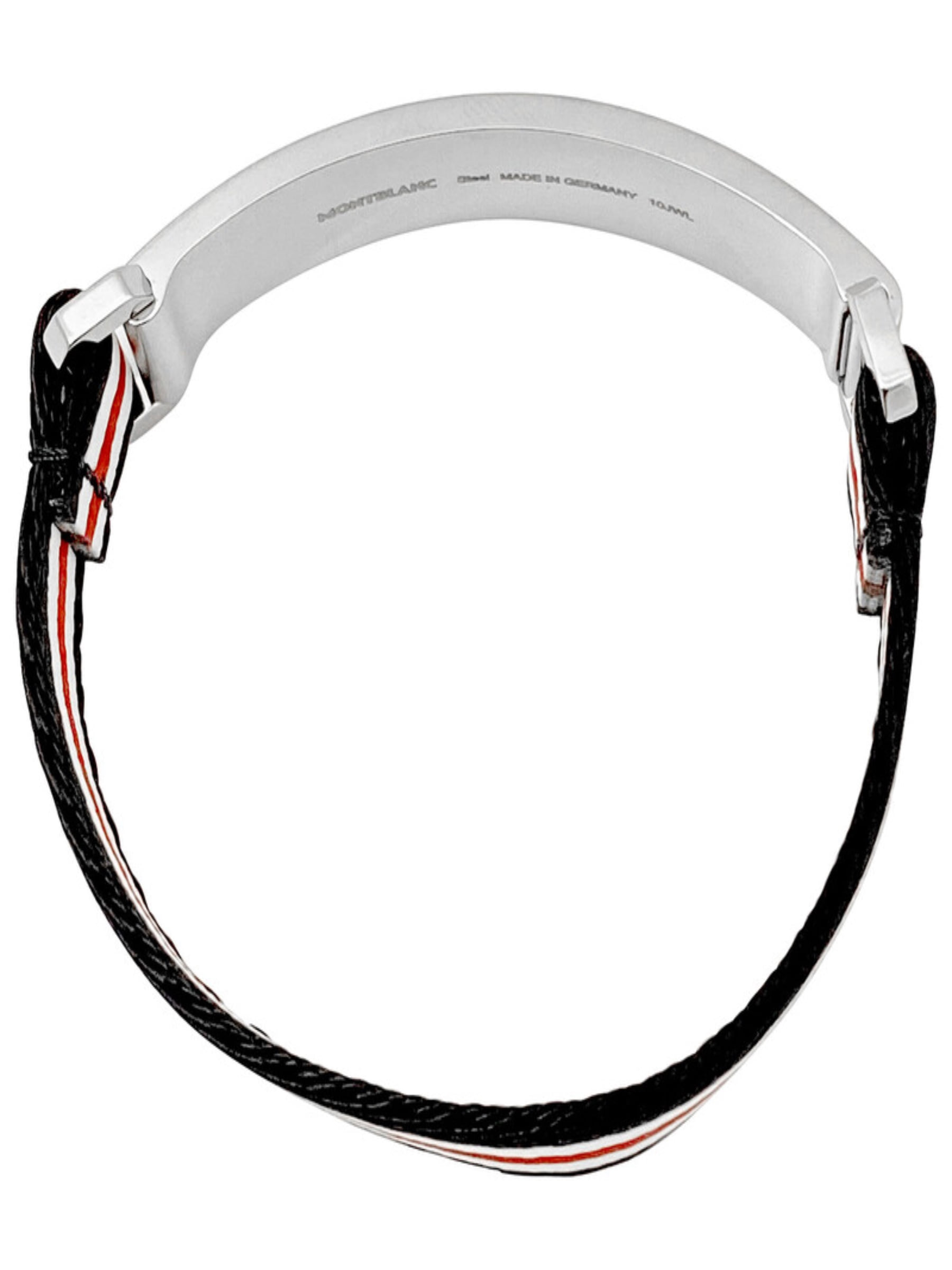 PULSERA MONTBLANC NEGRO,BLANCO,ROJO