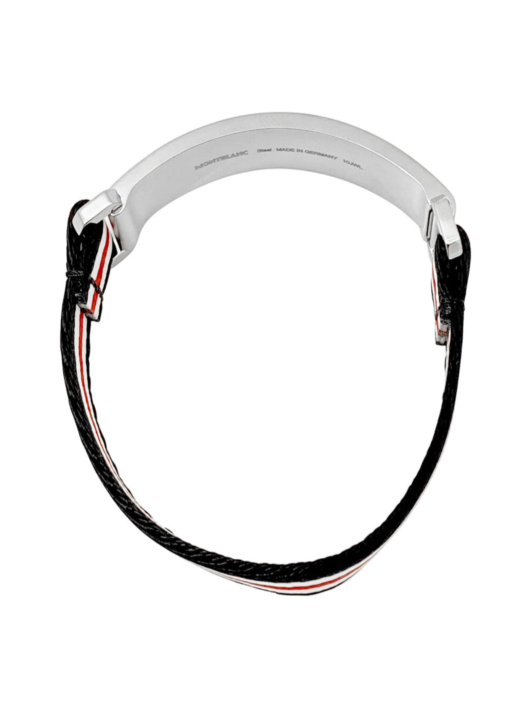 Pulsera Montblanc Negro, Blanco, Rojo