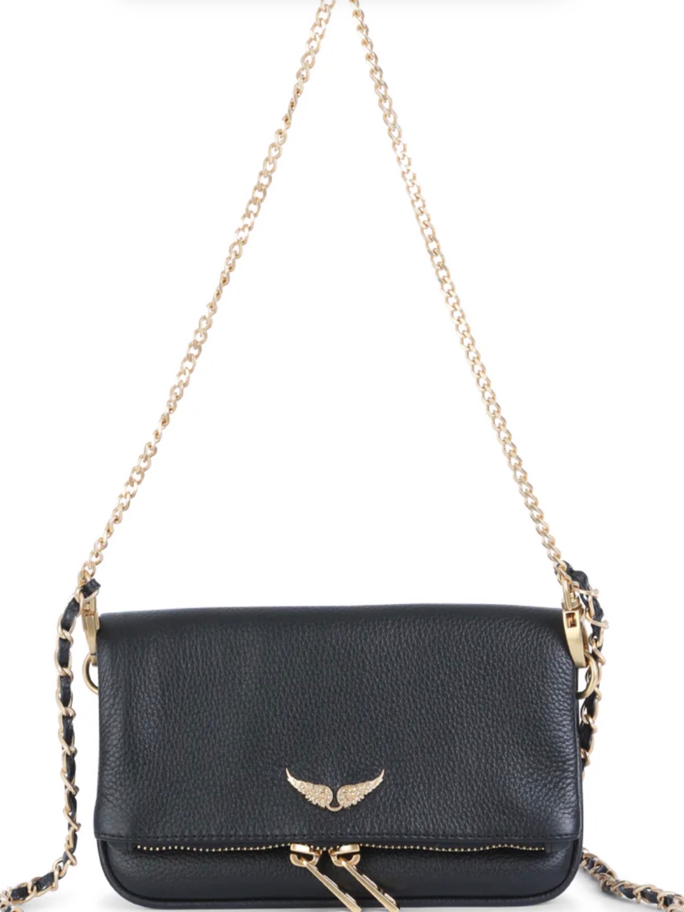 BOLSA ZADIG Y VOLTAIRE BLACK/GOLD
