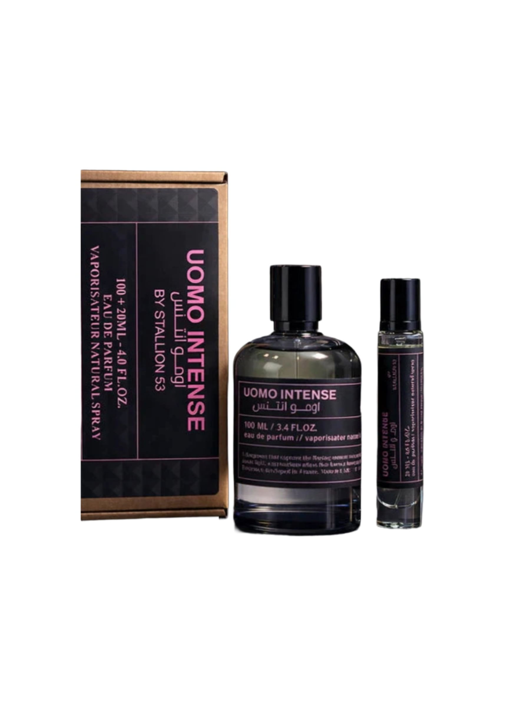 UOMO INTENSE BY STALLION 53 MEN EDP - 100MI + 20Ml By Emper