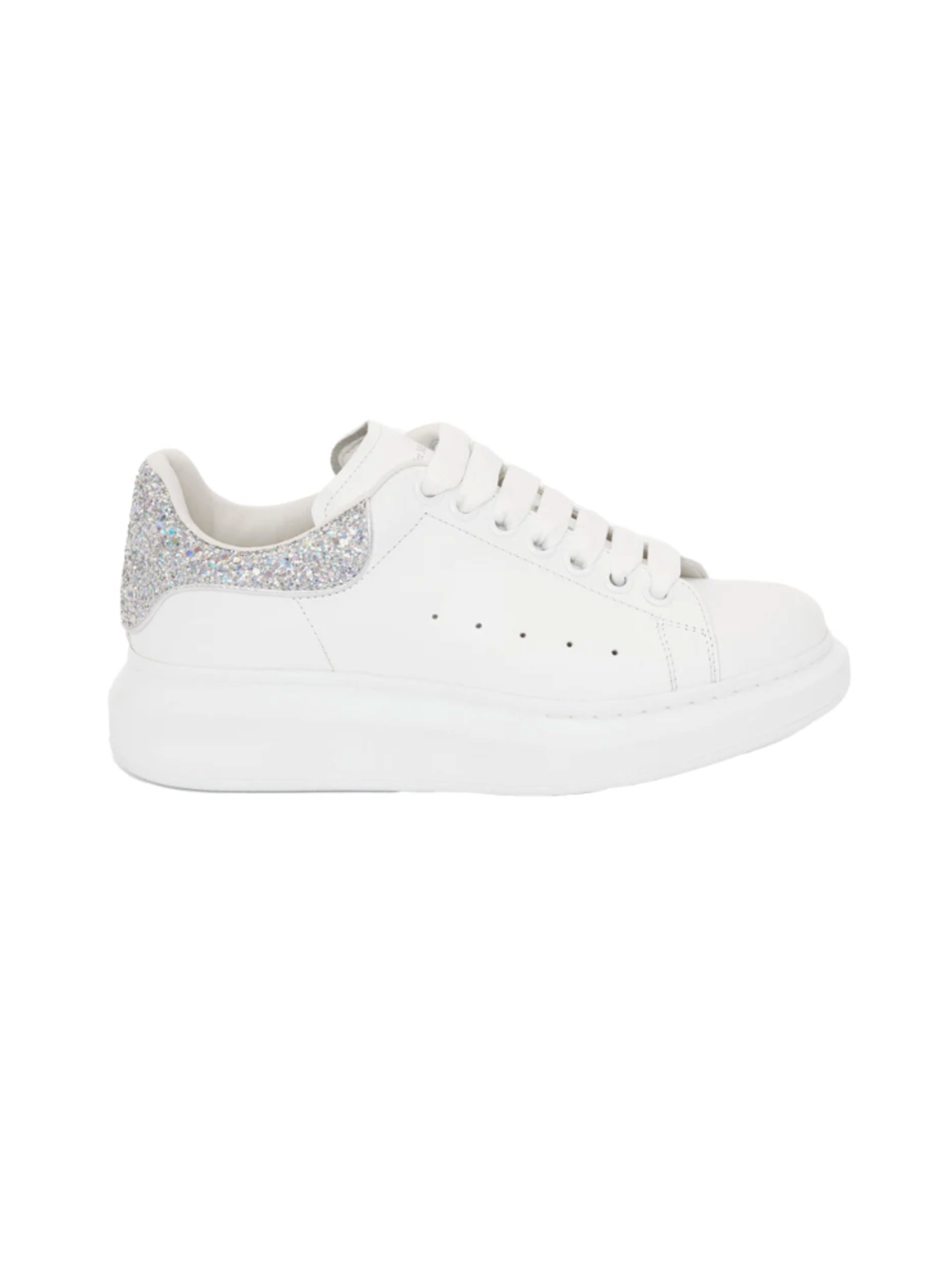 Tenis Alecander Mcqueen White/ Holog/ Grey V