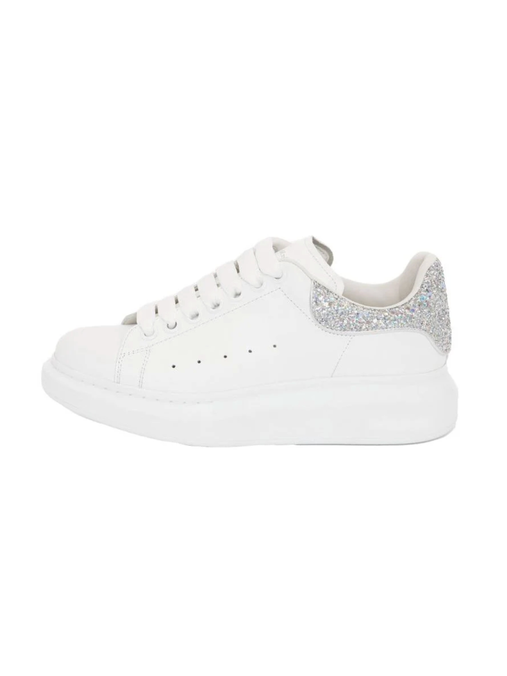 Tenis Alecander Mcqueen White/ Holog/ Grey V