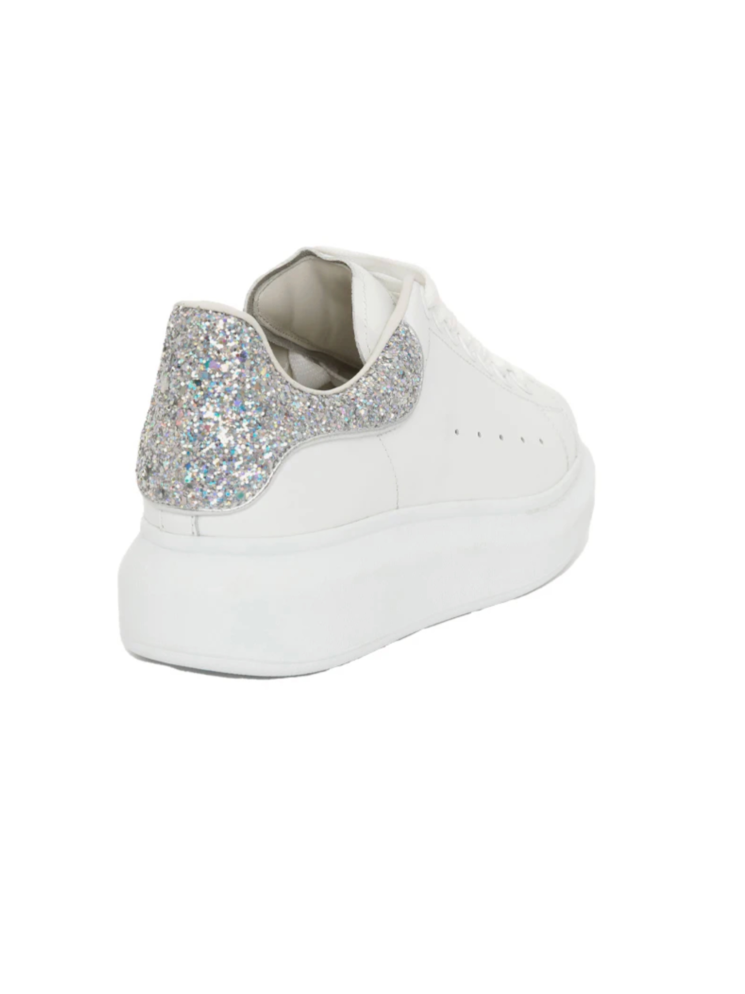 Tenis Alecander Mcqueen White/ Holog/ Grey V