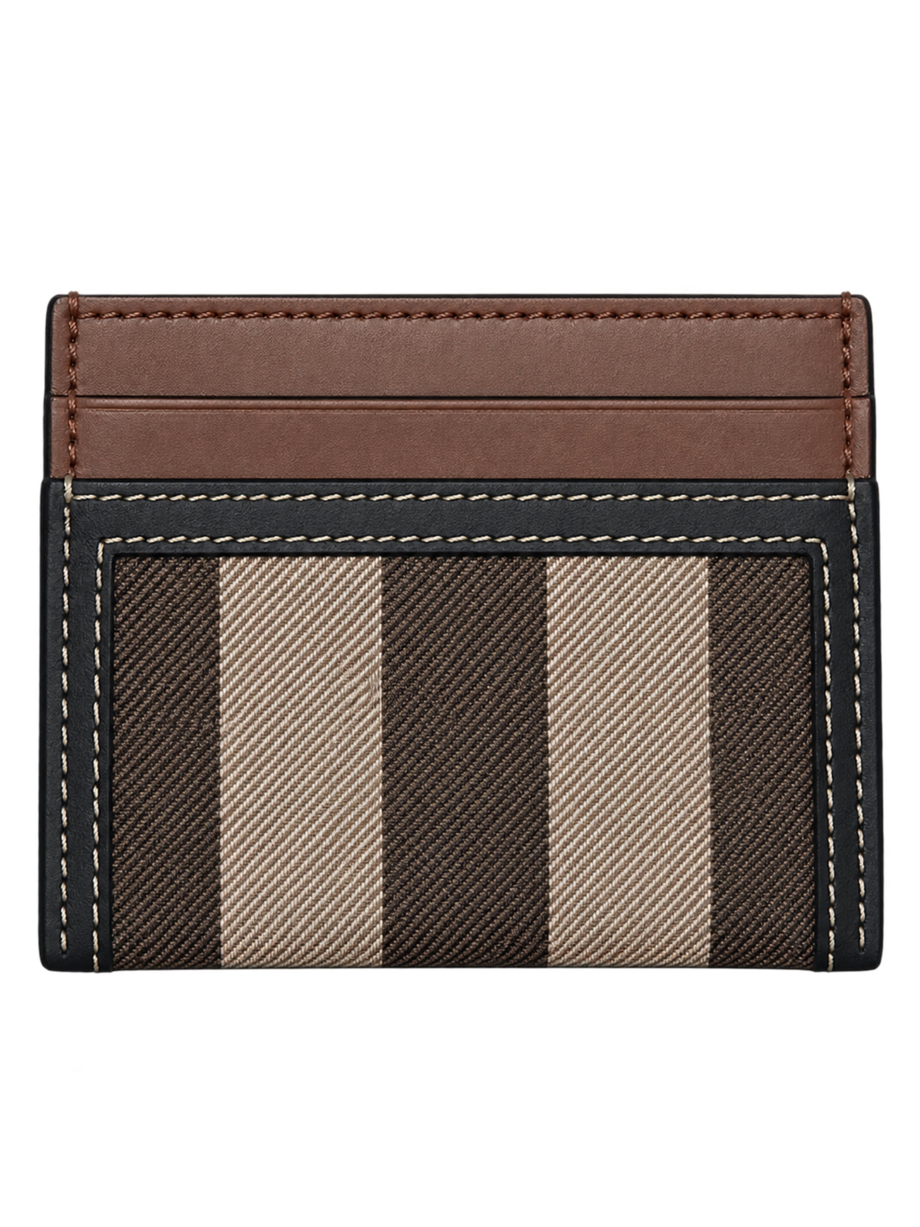 Tarjetero Burberry Cafe/Negro/Rosa