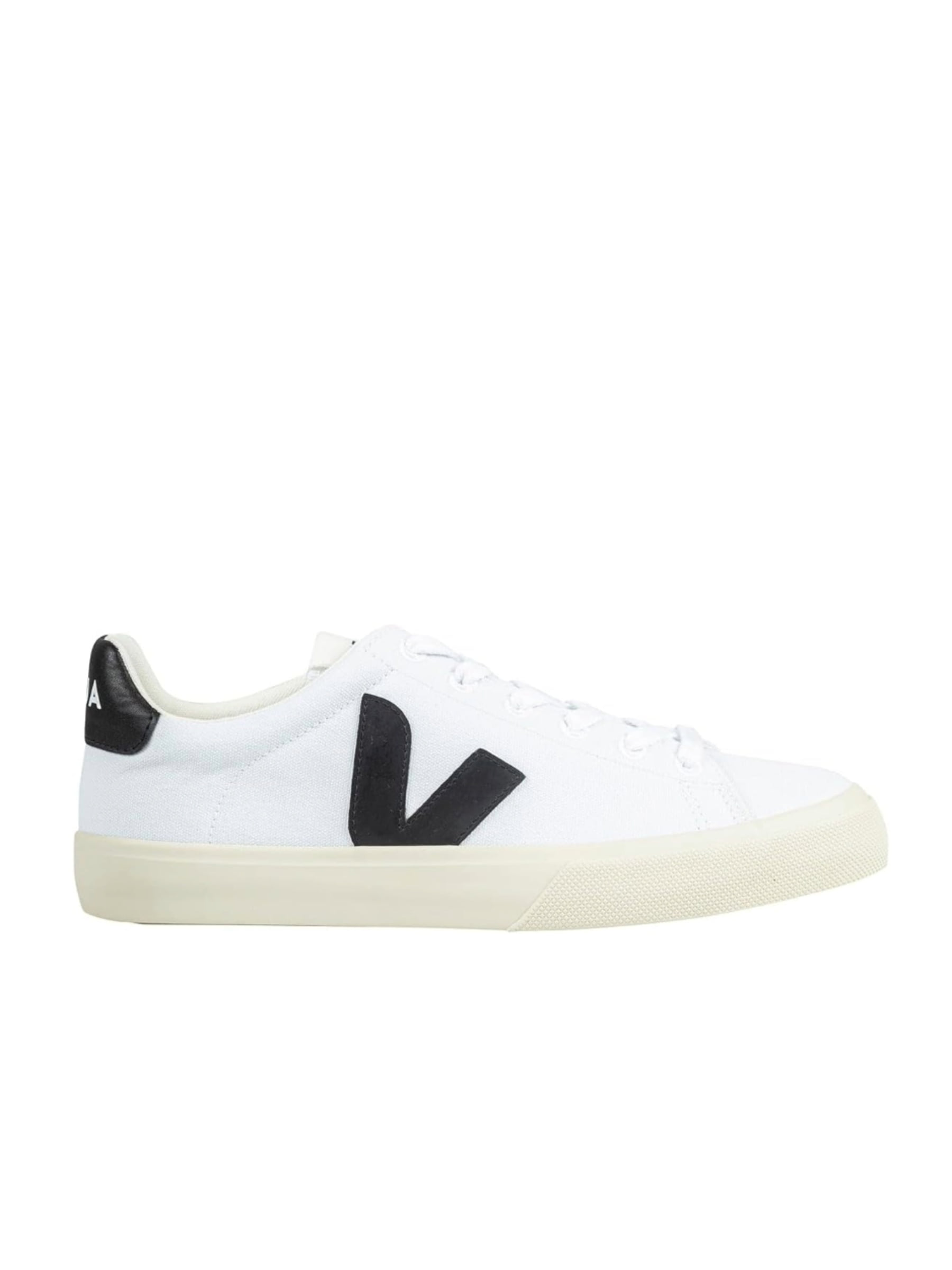 Tenis Veja Campo Canvas White Black