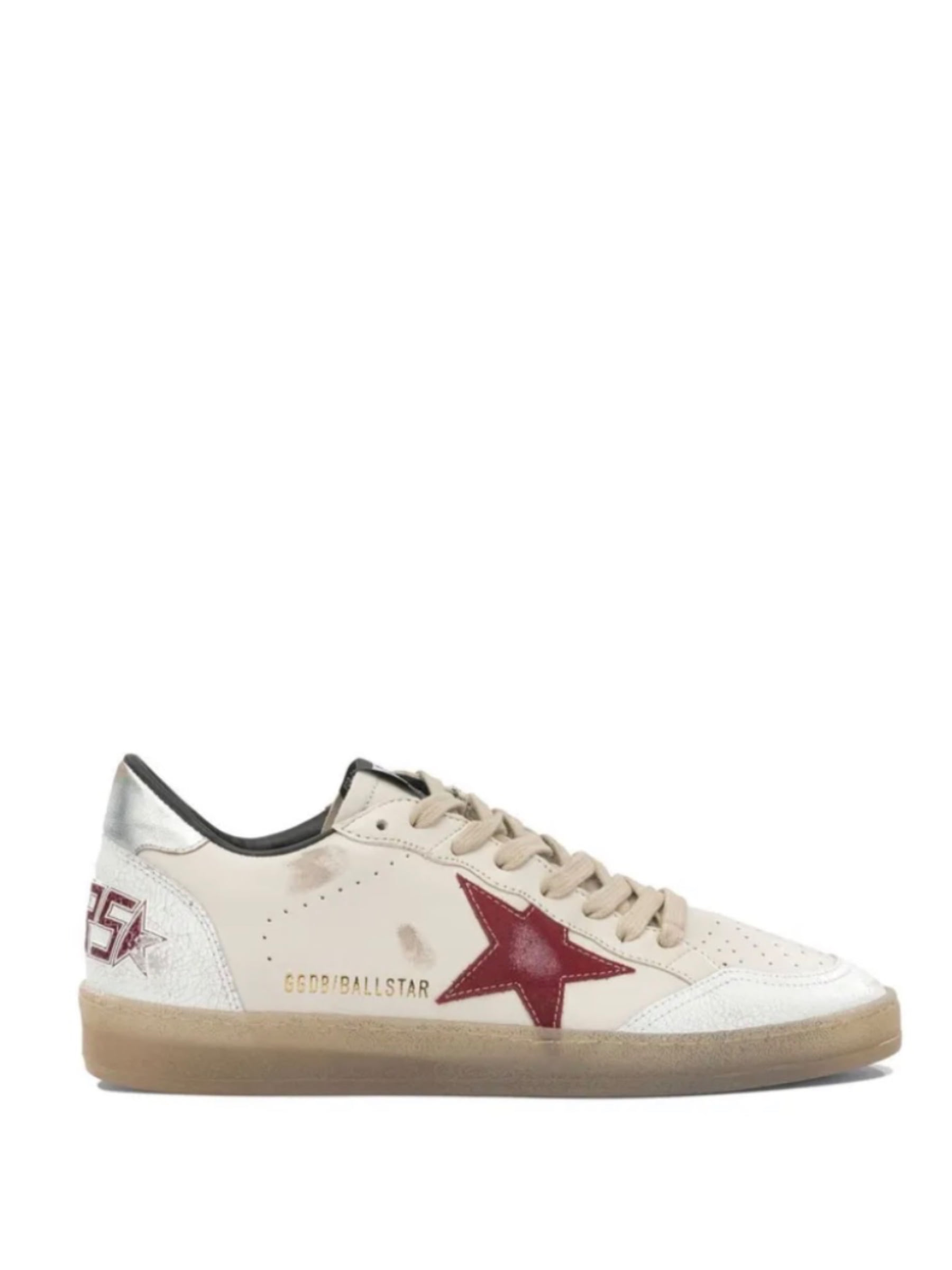 Golden Goose Ball Star Beige/White/Red
