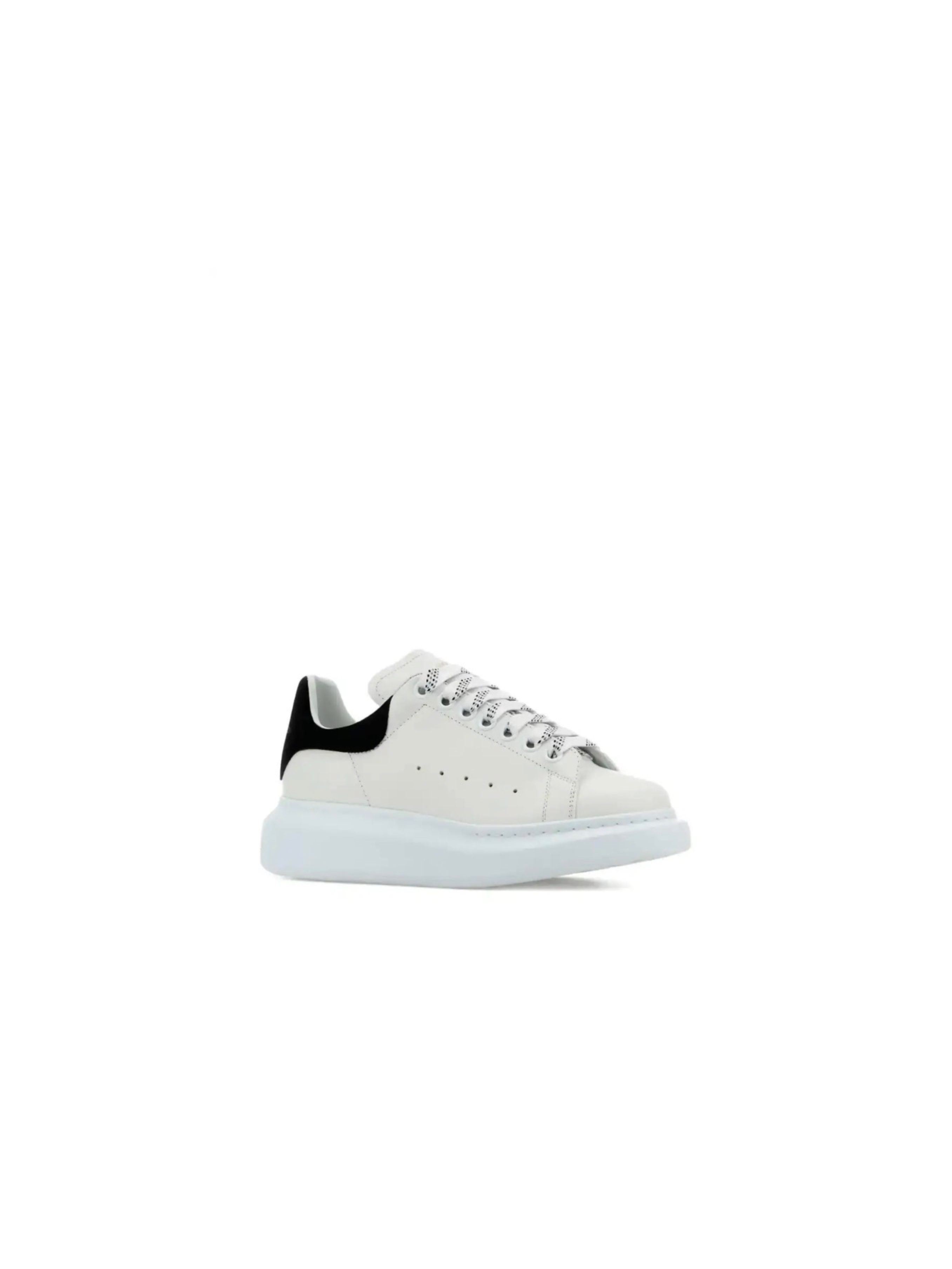 Tenis Alexander Mcqueen Blanco Con Negro Gamuza