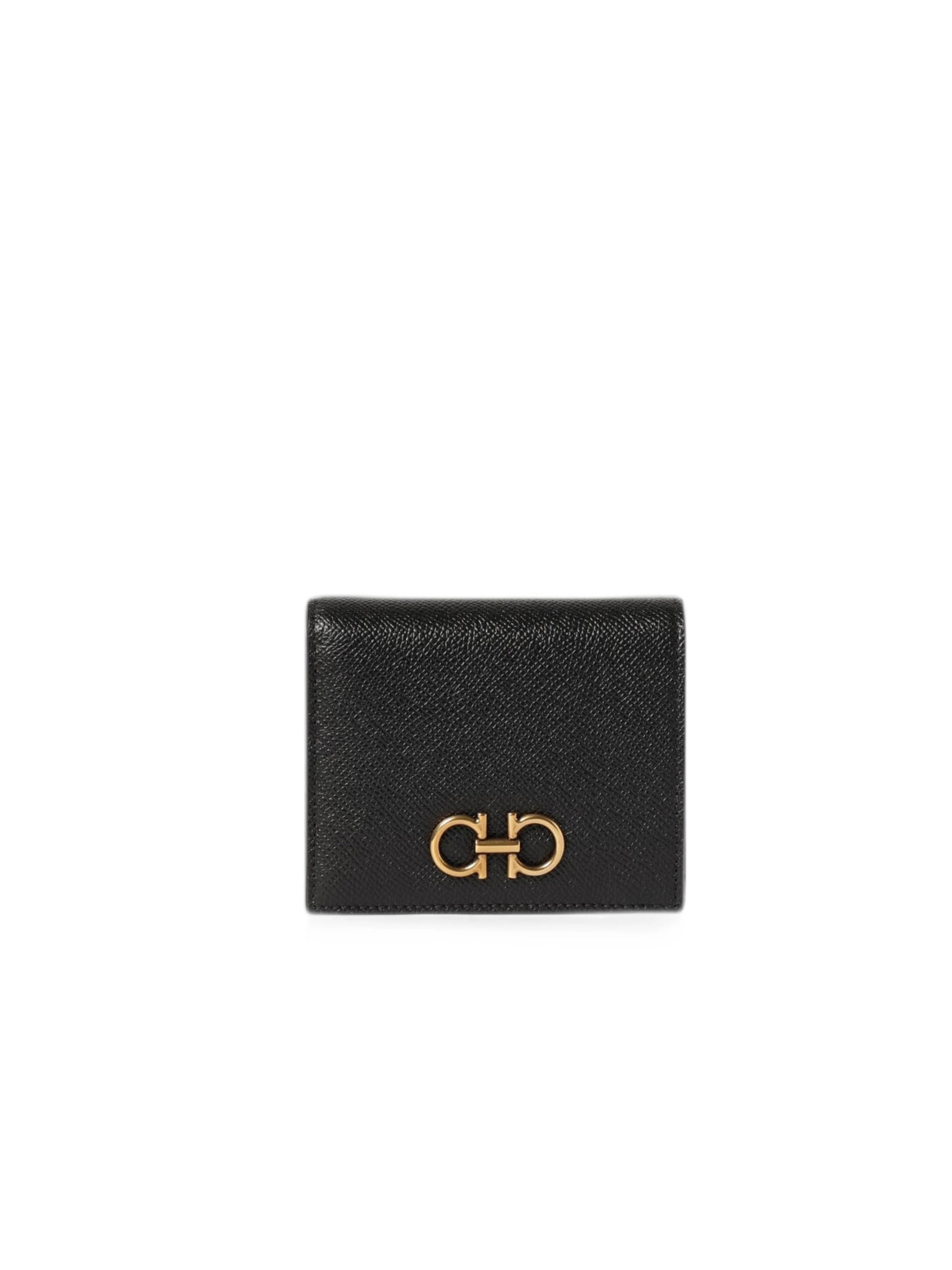 CARTERA FERRAGAMO MUJER NEGRA GANCINI