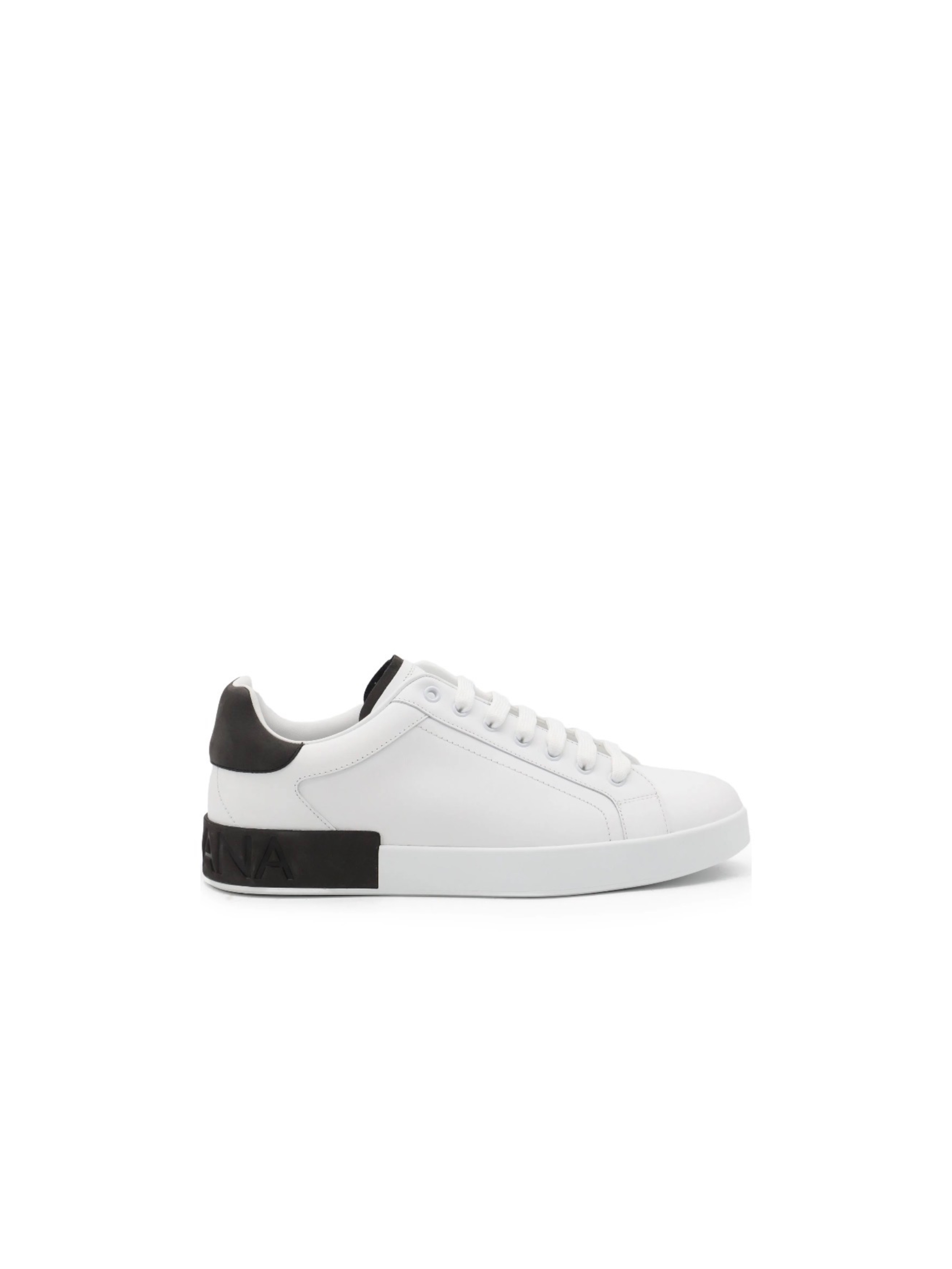 TENIS DOLCE GABBANNA PORTOFINO BLANCO CON NEGRO NUEVA TEMPORADA