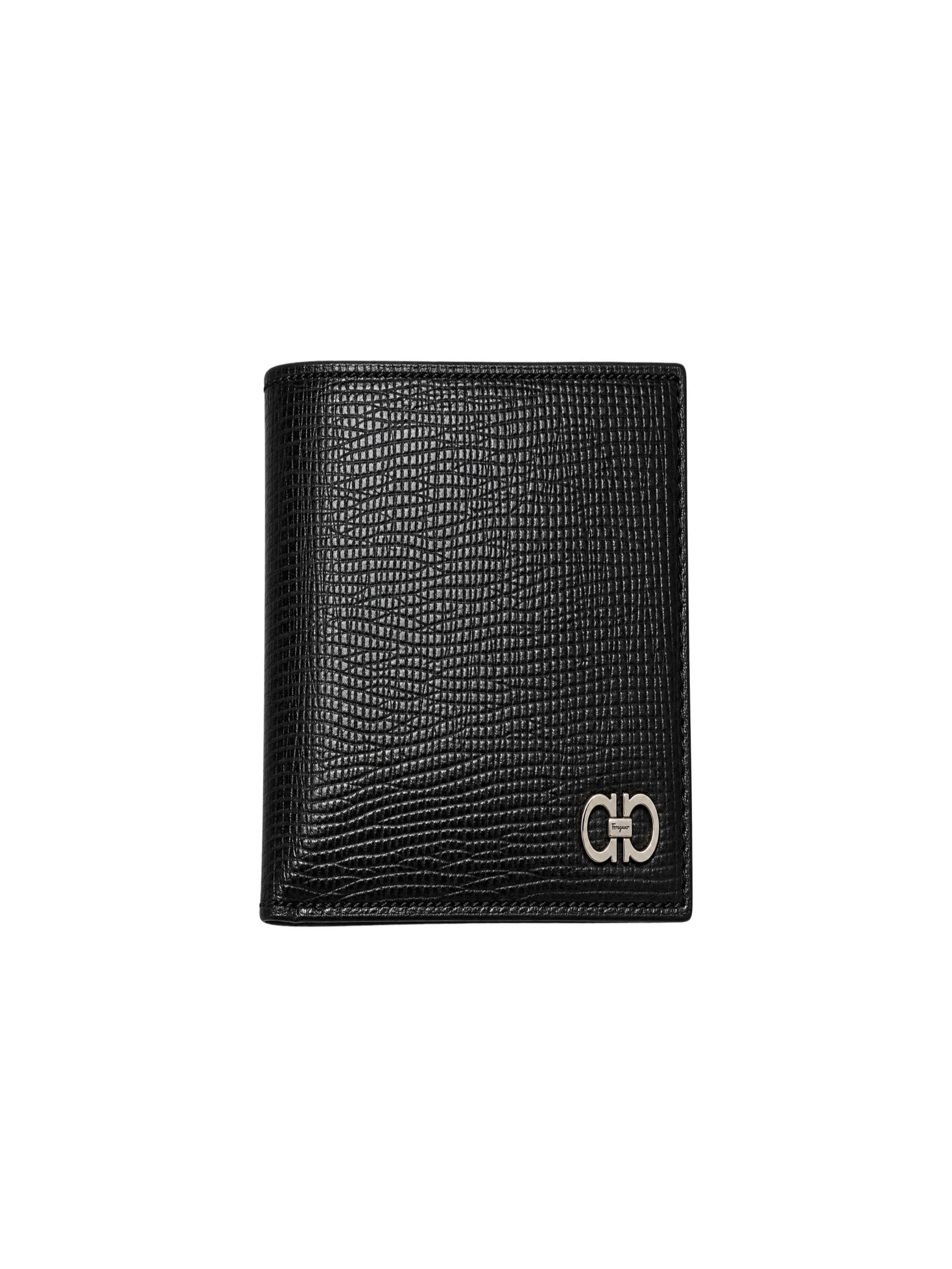 Cartera Ferragamo Negro/Azul con Monedero