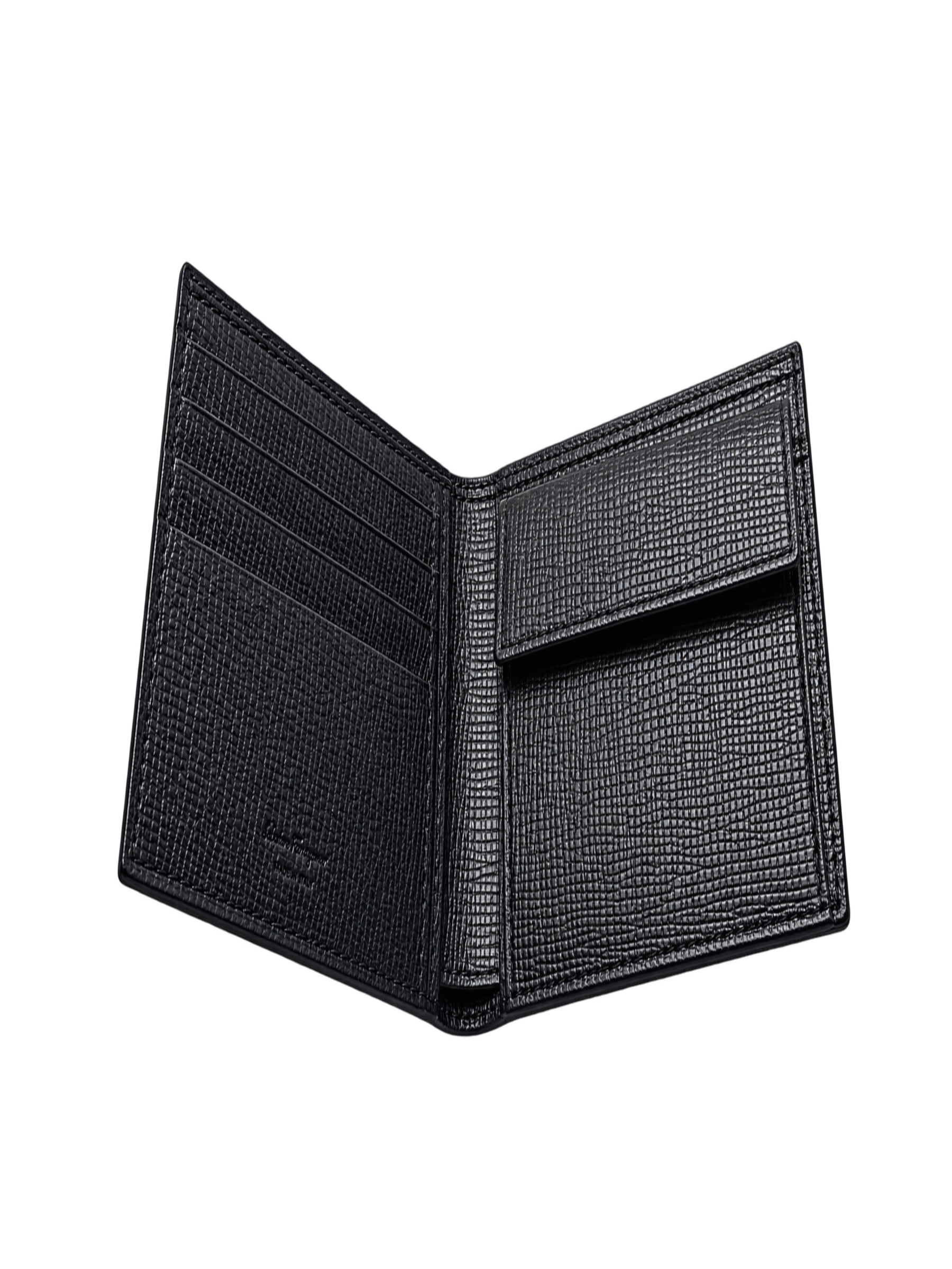 Cartera Ferragamo Negro/Azul con Monedero