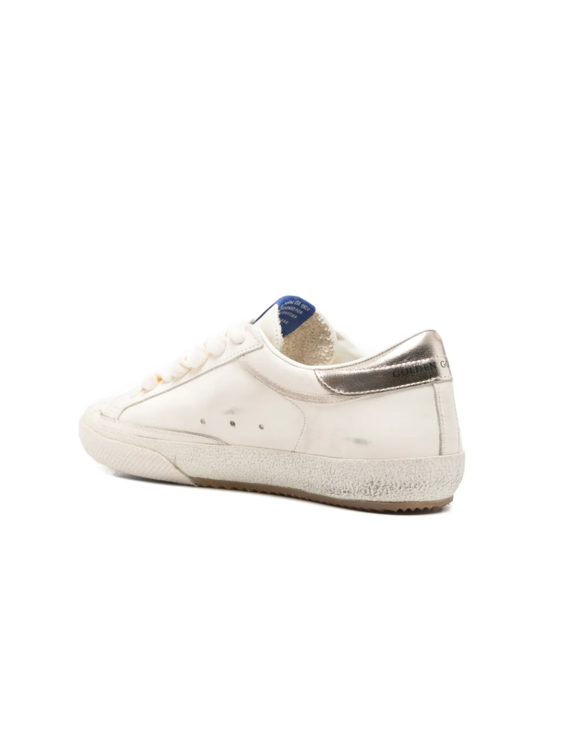 Golden Goose	Super Star Bike With Folded Lini White/Red/Platinum