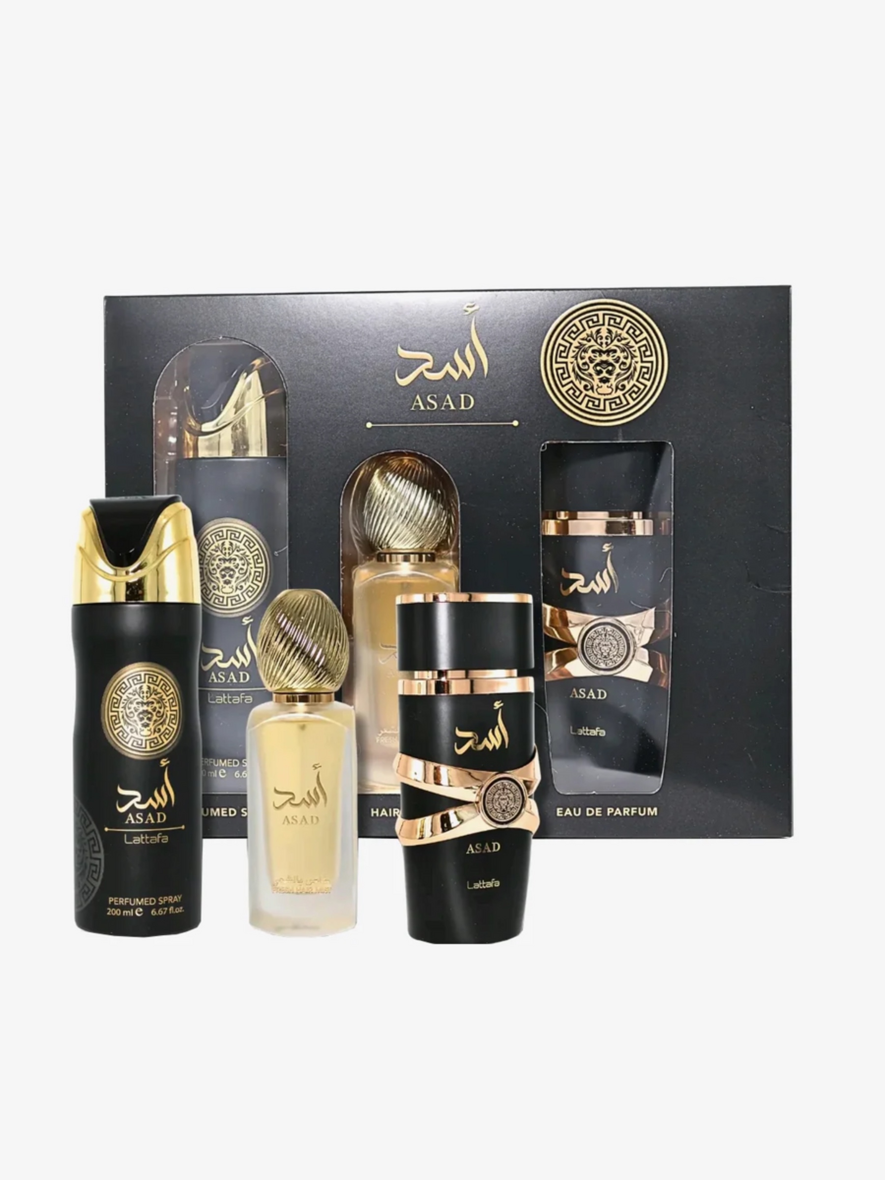 Asad Set 3 PIEZAS 100ML + 200ML DEO + 50ML HAIRMIST