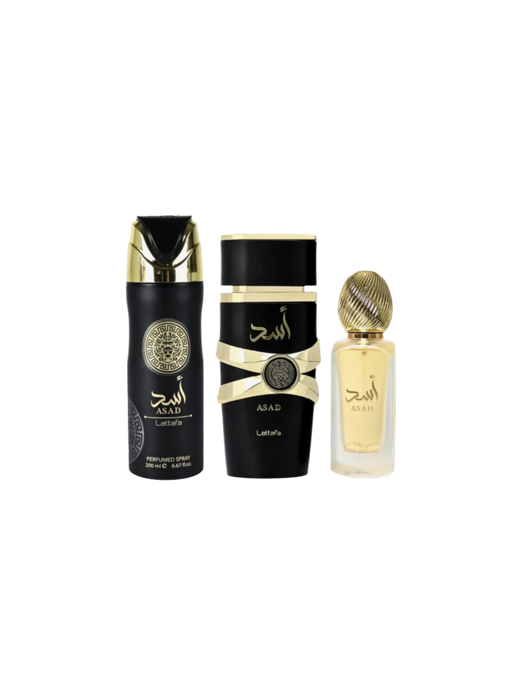 Asad Set 3 PIEZAS 100ML + 200ML DEO + 50ML HAIRMIST
