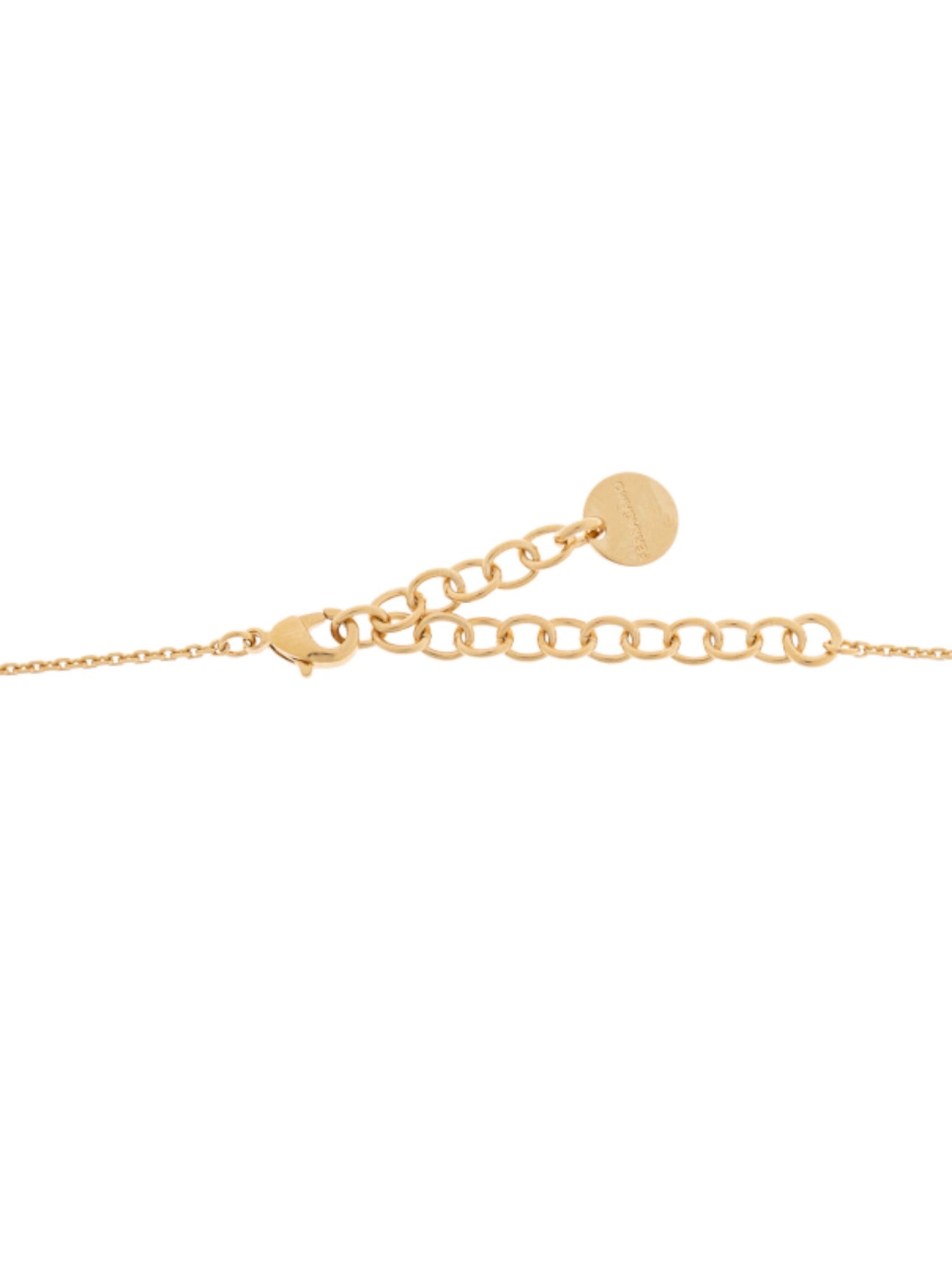 Collar Ferragamo Dorado con colgante en forma de logo