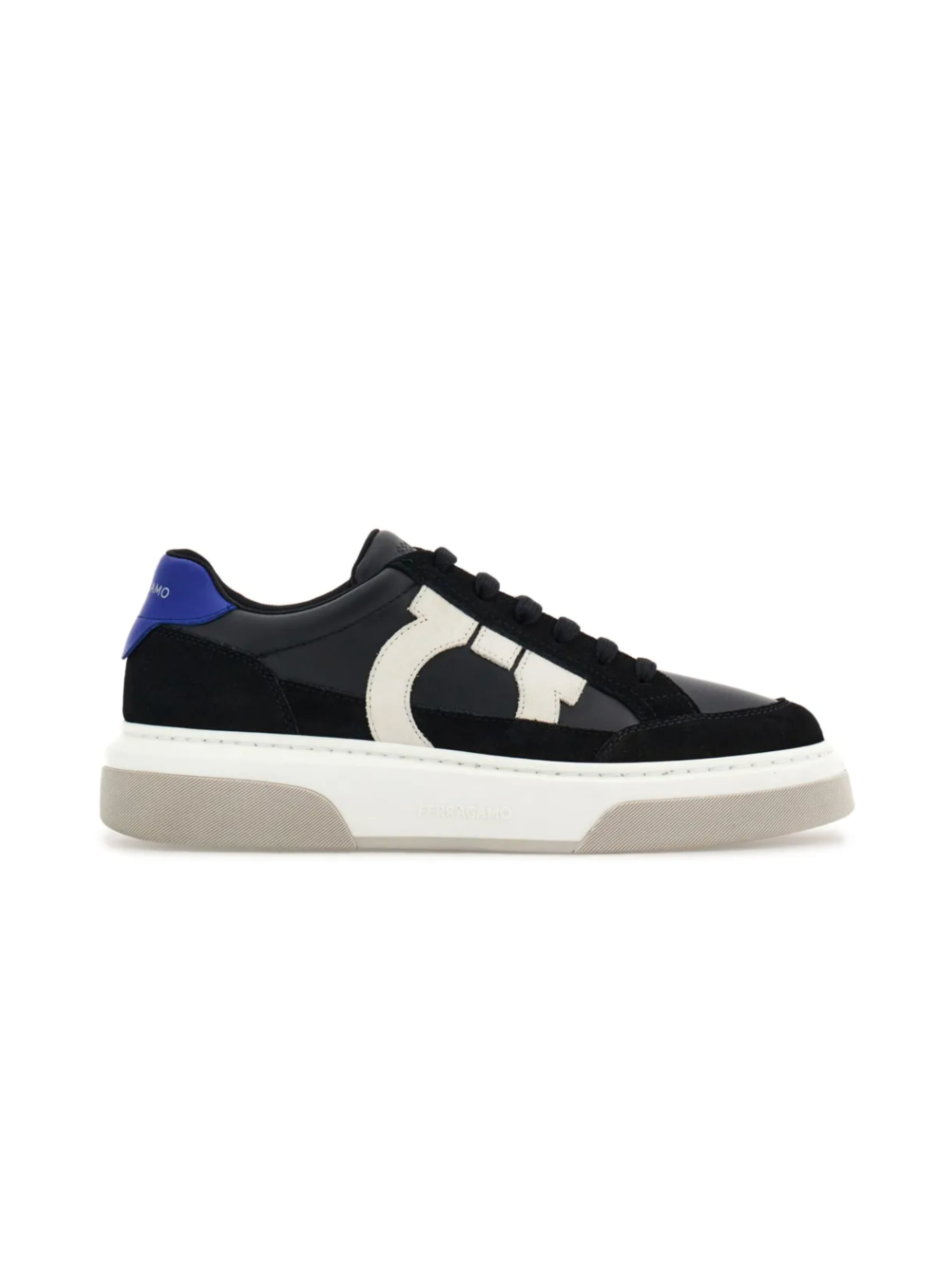 Ferragamo  Sneaker Cassina Ganc Nero Calf