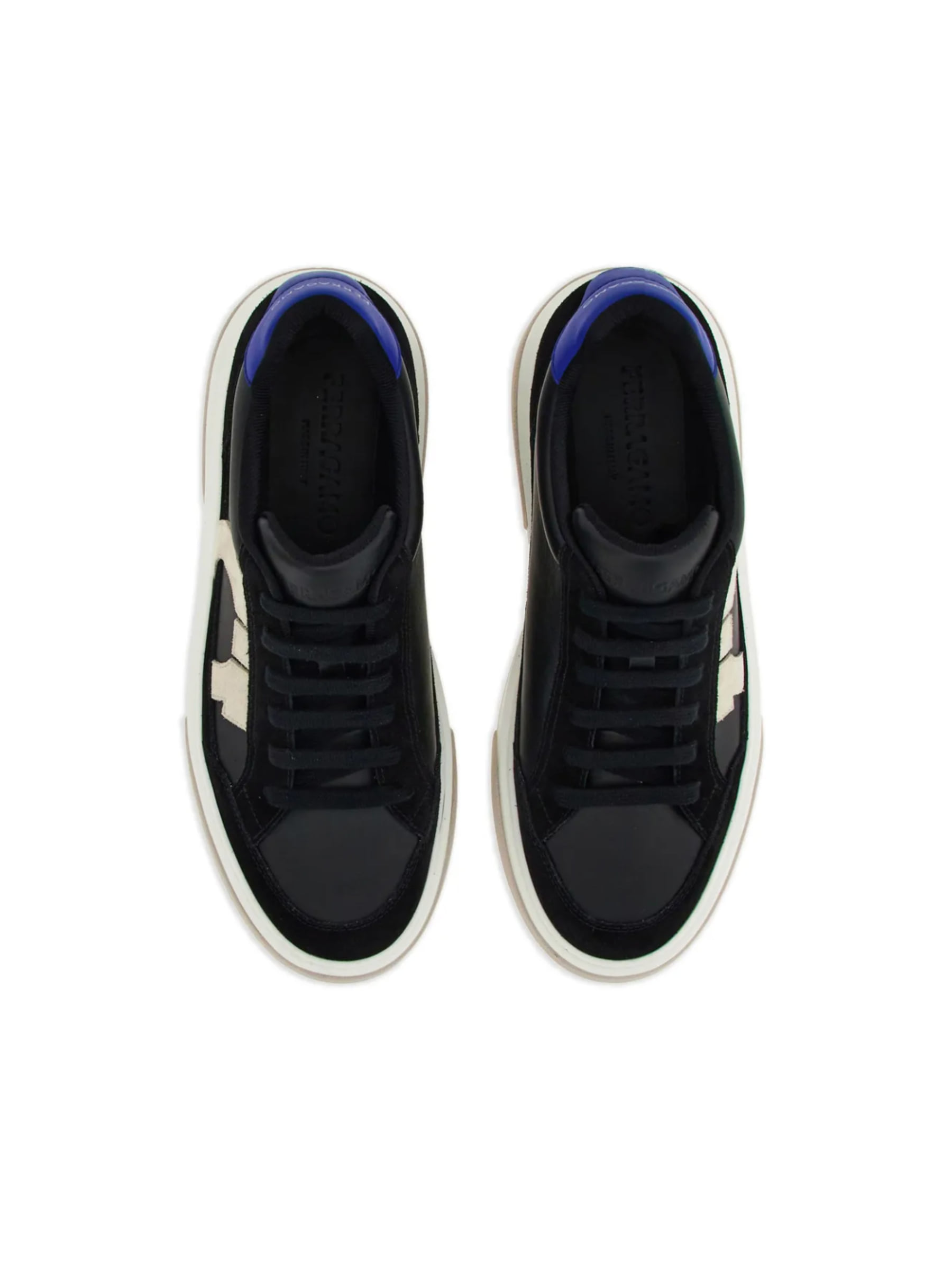 Ferragamo  Sneaker Cassina Ganc Nero Calf