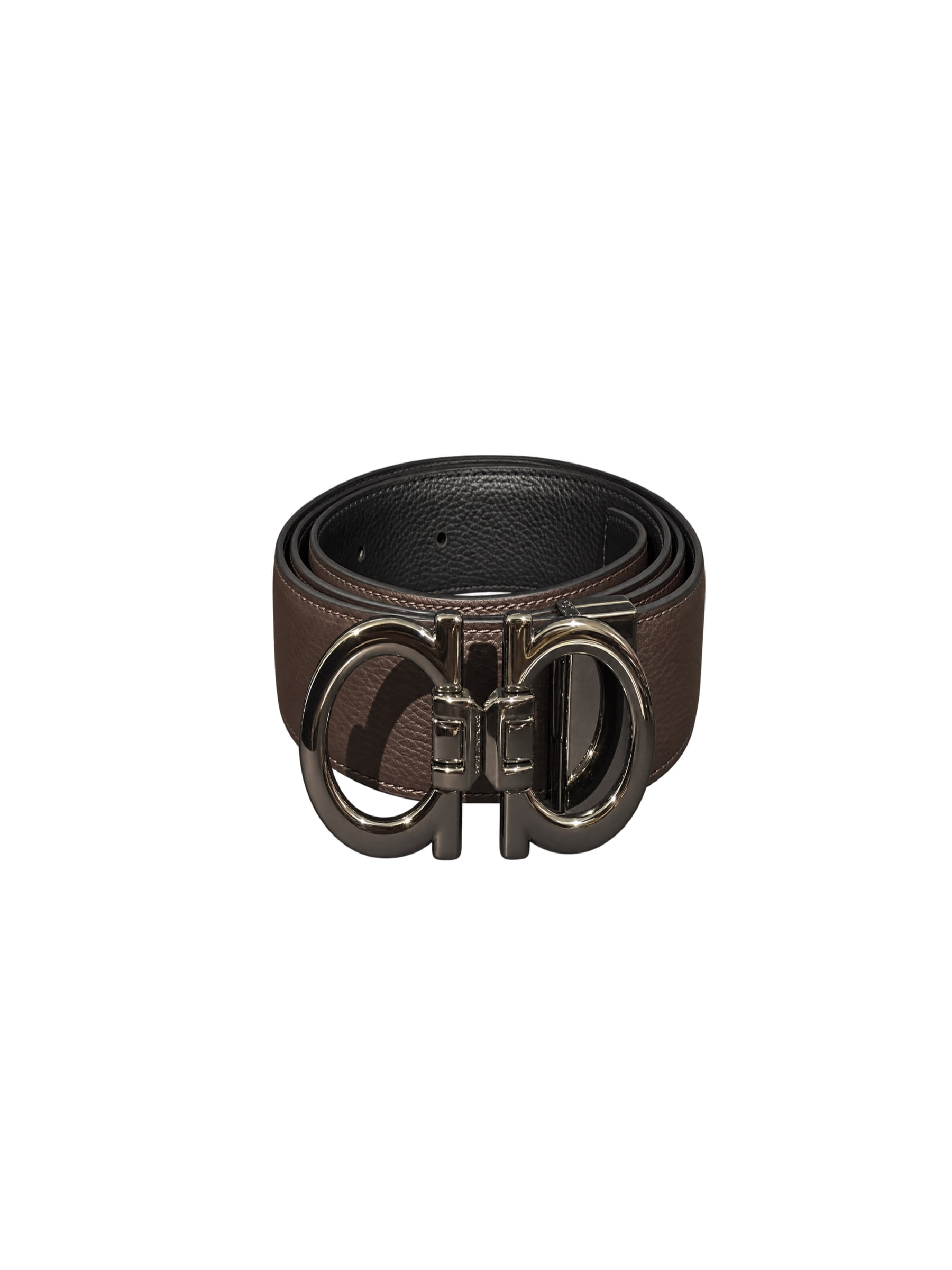 Cinturon Ferragamo Cafe con Negro