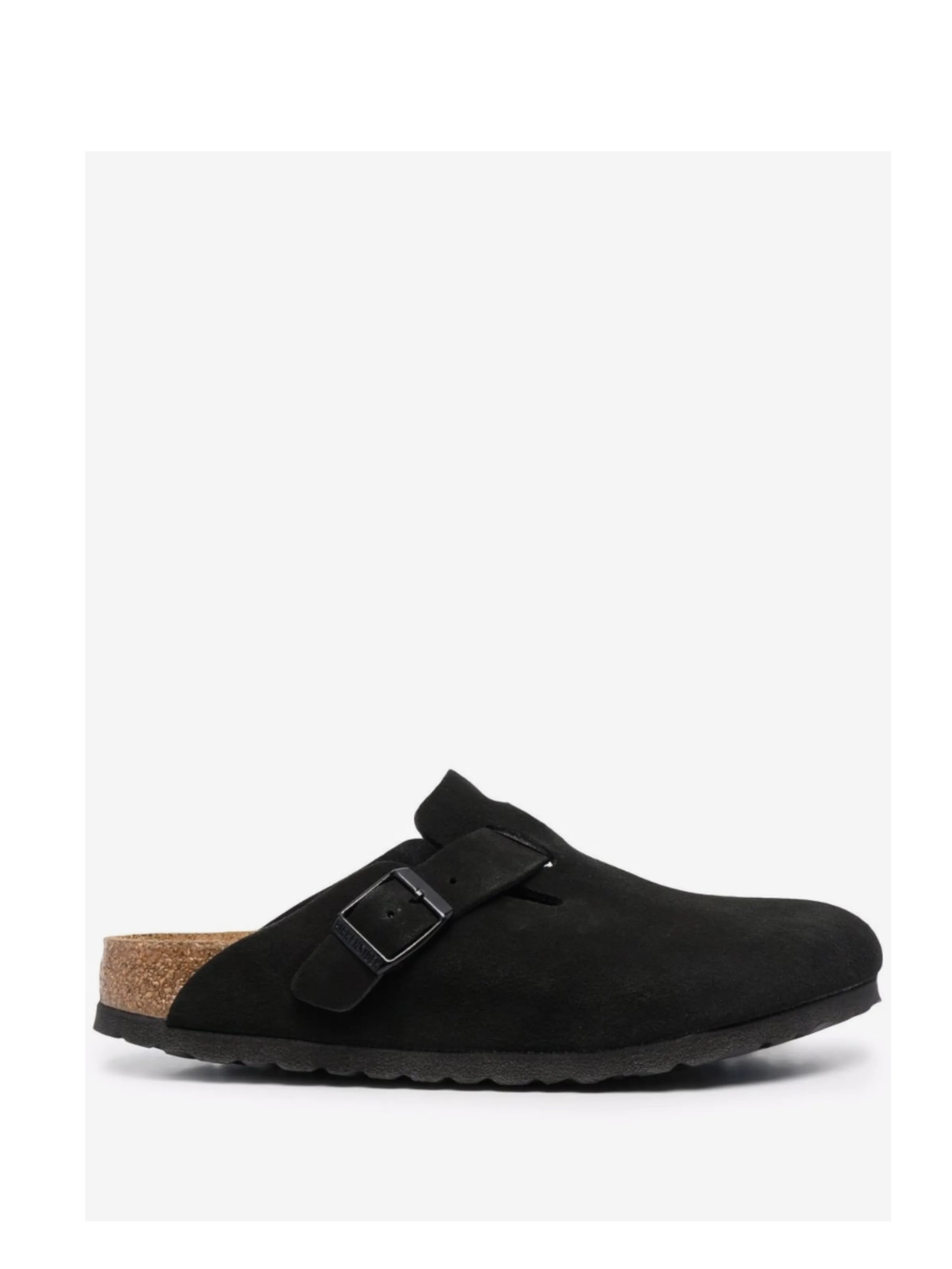 Birkenstock Boston Negro Gamuza